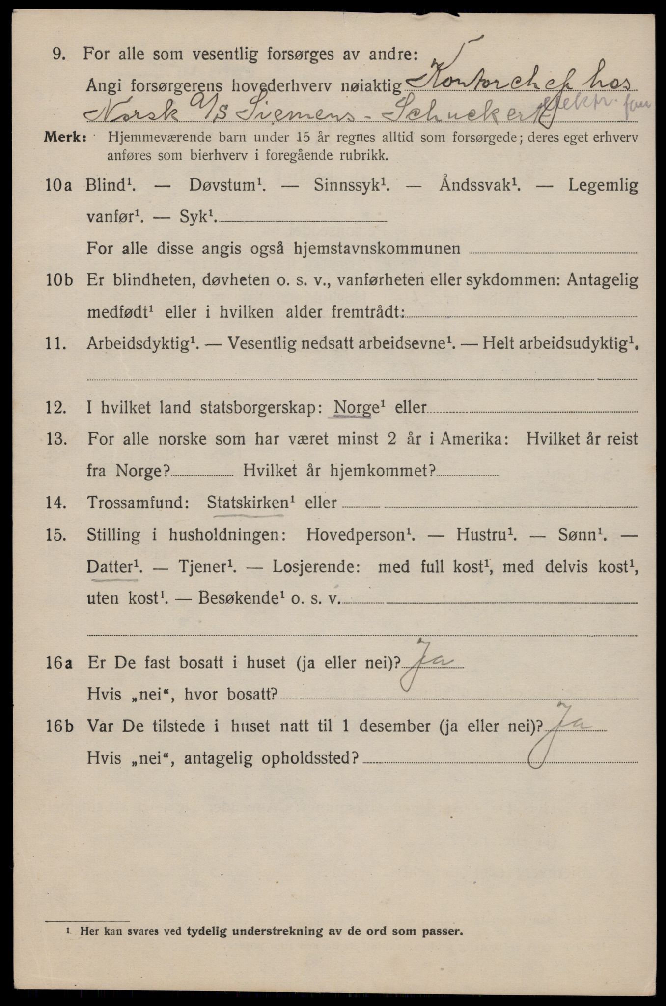 SAT, 1920 census for Trondheim, 1920, p. 79509