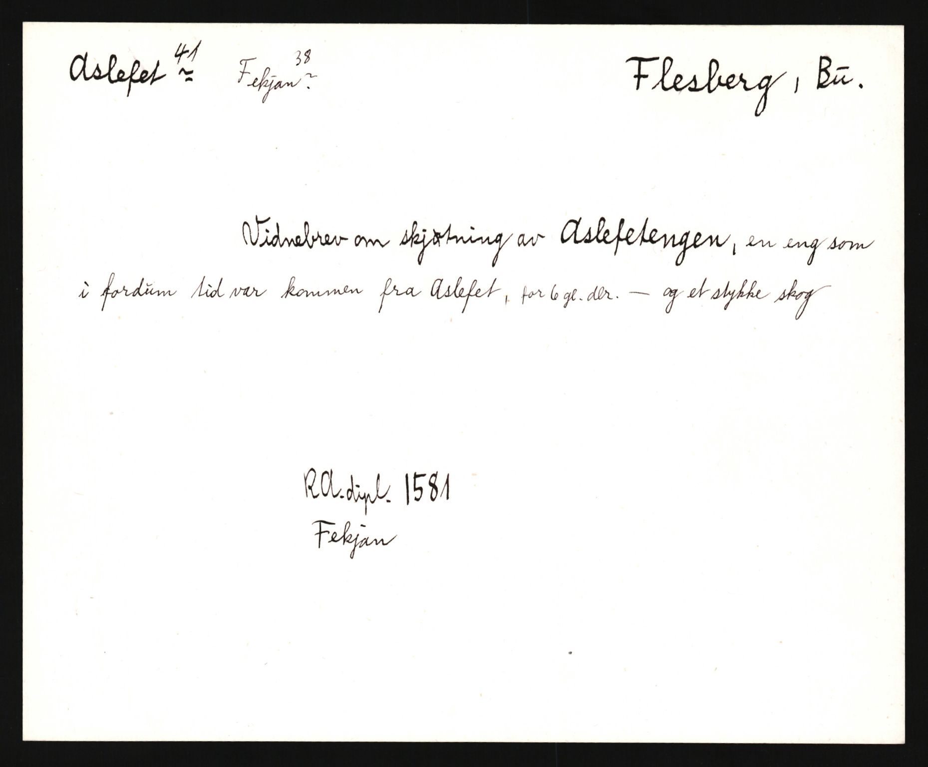 Riksarkivets diplomsamling, AV/RA-EA-5965/F35/F35e/L0017: Registreringssedler Buskerud 6, 1400-1700, p. 361