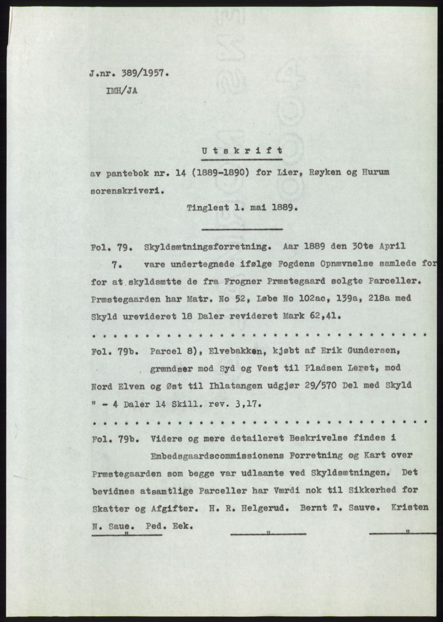 Statsarkivet i Kongsberg, SAKO/A-0001, 1957, p. 26