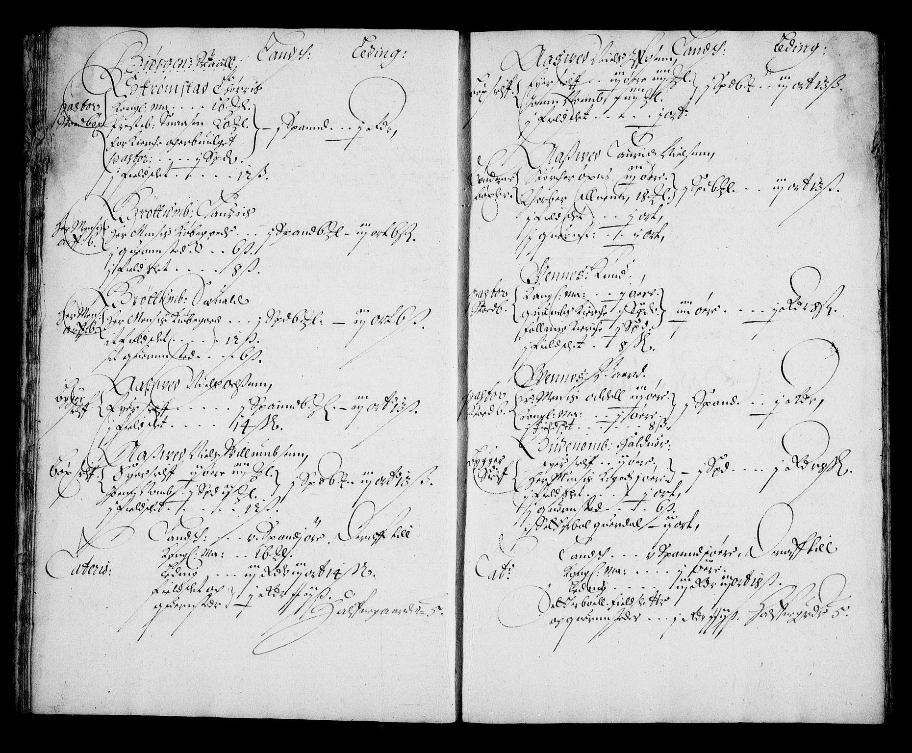 Rentekammeret inntil 1814, Realistisk ordnet avdeling, AV/RA-EA-4070/N/Na/L0002/0007: [XI g]: Trondheims stifts jordebøker: / Inderøy fogderi, 1664