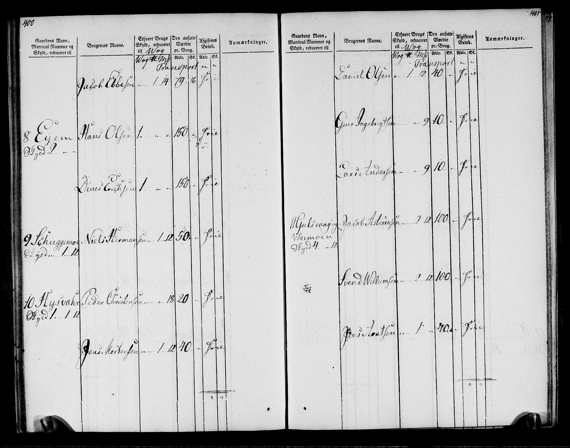 Rentekammeret inntil 1814, Realistisk ordnet avdeling, AV/RA-EA-4070/N/Ne/Nea/L0158: Helgeland fogderi. Oppebørselsregister, 1803-1804, p. 204