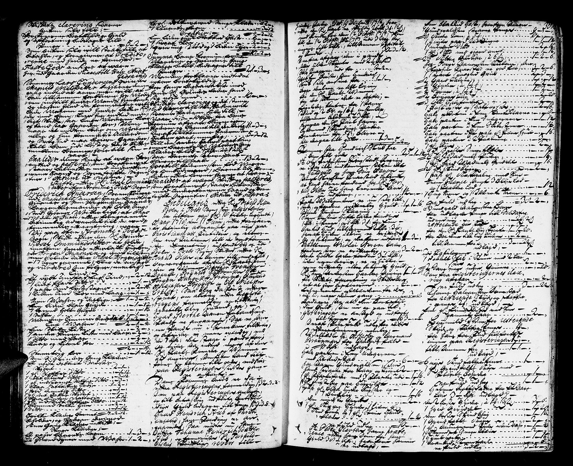 Mandal sorenskriveri, AV/SAK-1221-0005/001/H/Hc/L0013: Skifteprotokoll nr 6a, 1717-1729, p. 29b-30a