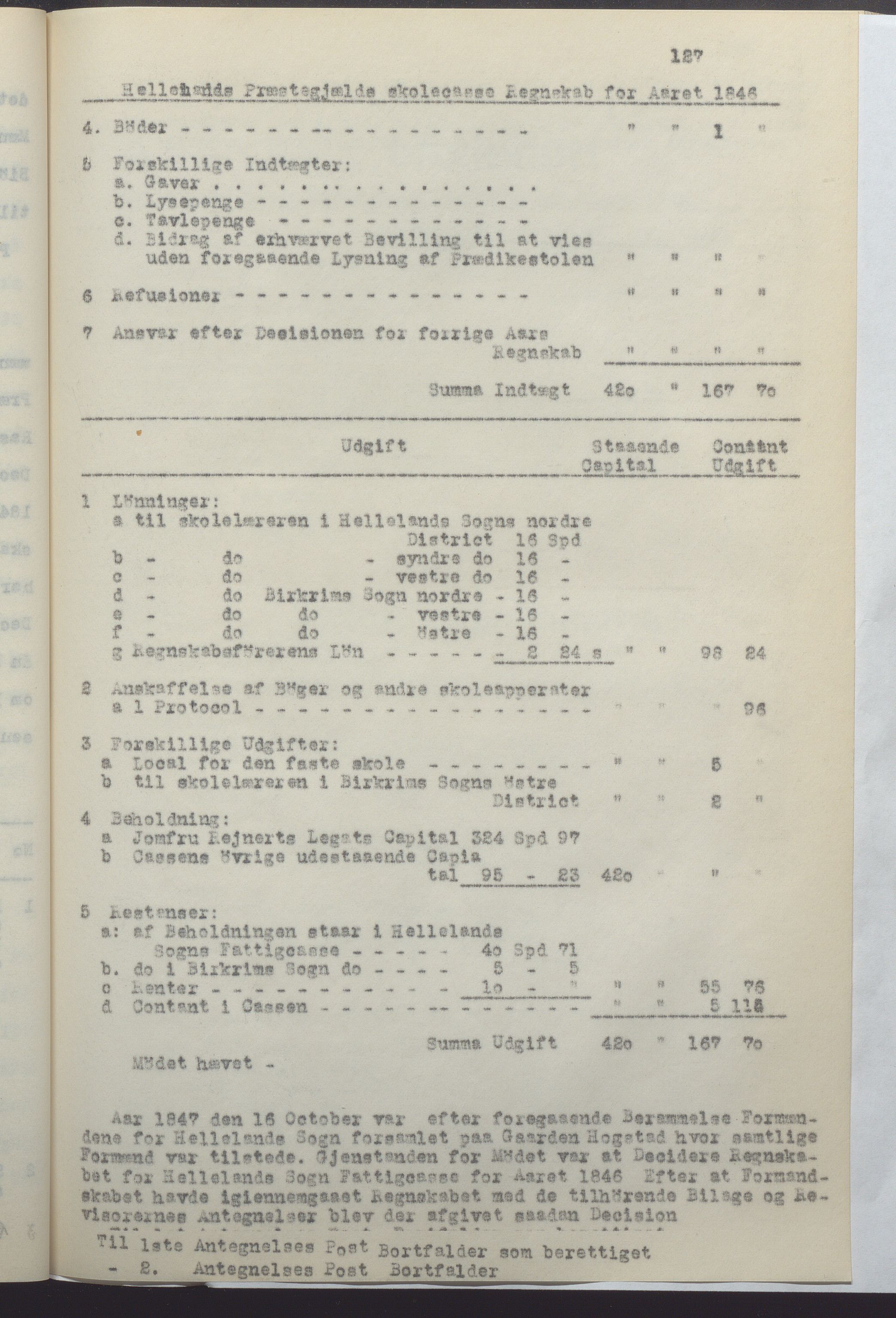 Helleland kommune - Formannskapet, IKAR/K-100479/A/Ab/L0001: Avskrift av møtebok, 1837-1866, p. 127