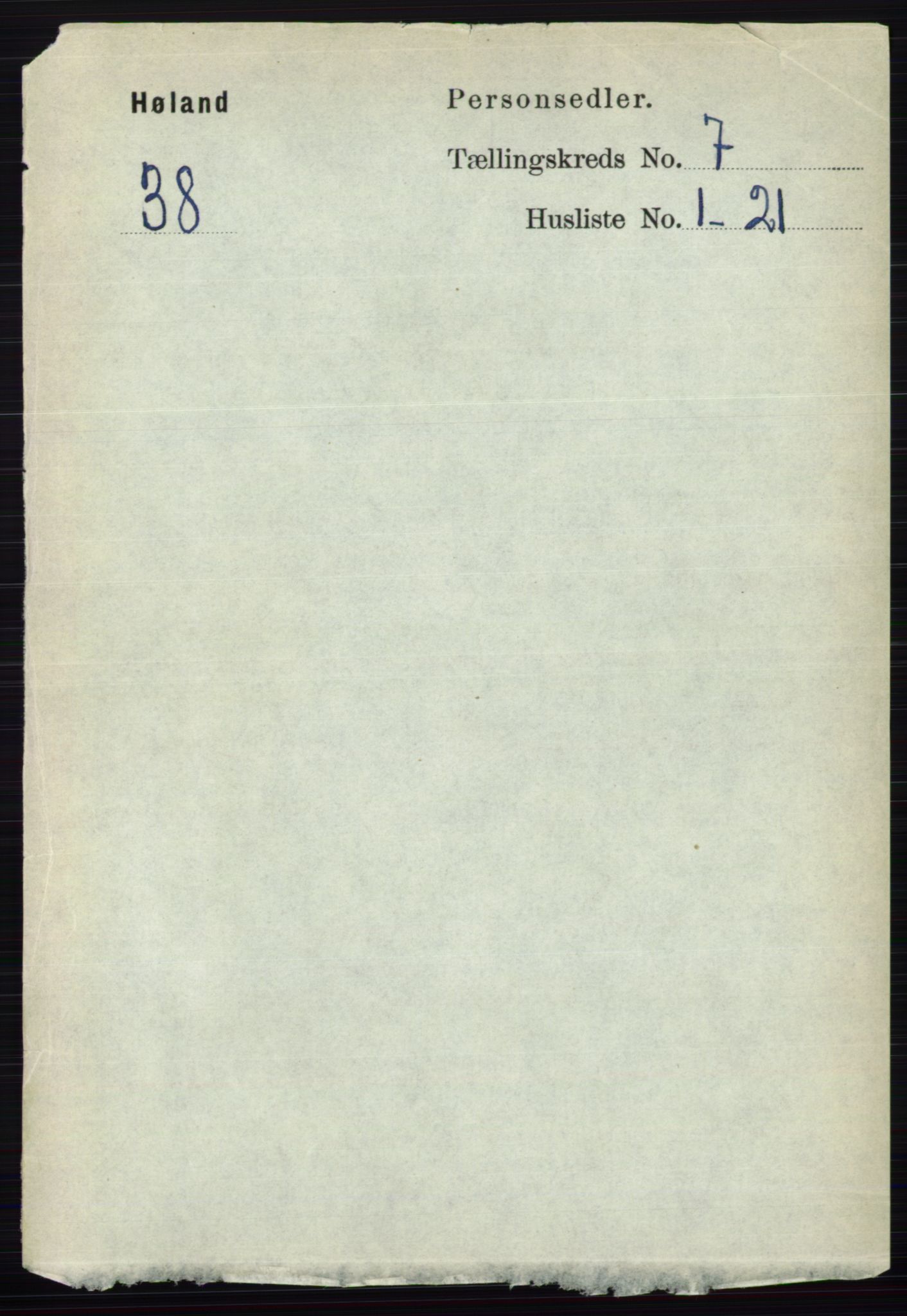 RA, 1891 census for 0221 Høland, 1891, p. 4915