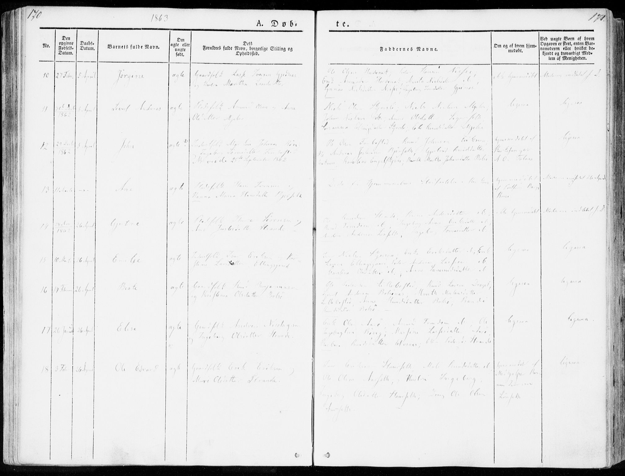 Ministerialprotokoller, klokkerbøker og fødselsregistre - Møre og Romsdal, AV/SAT-A-1454/555/L0653: Parish register (official) no. 555A04, 1843-1869, p. 170-171