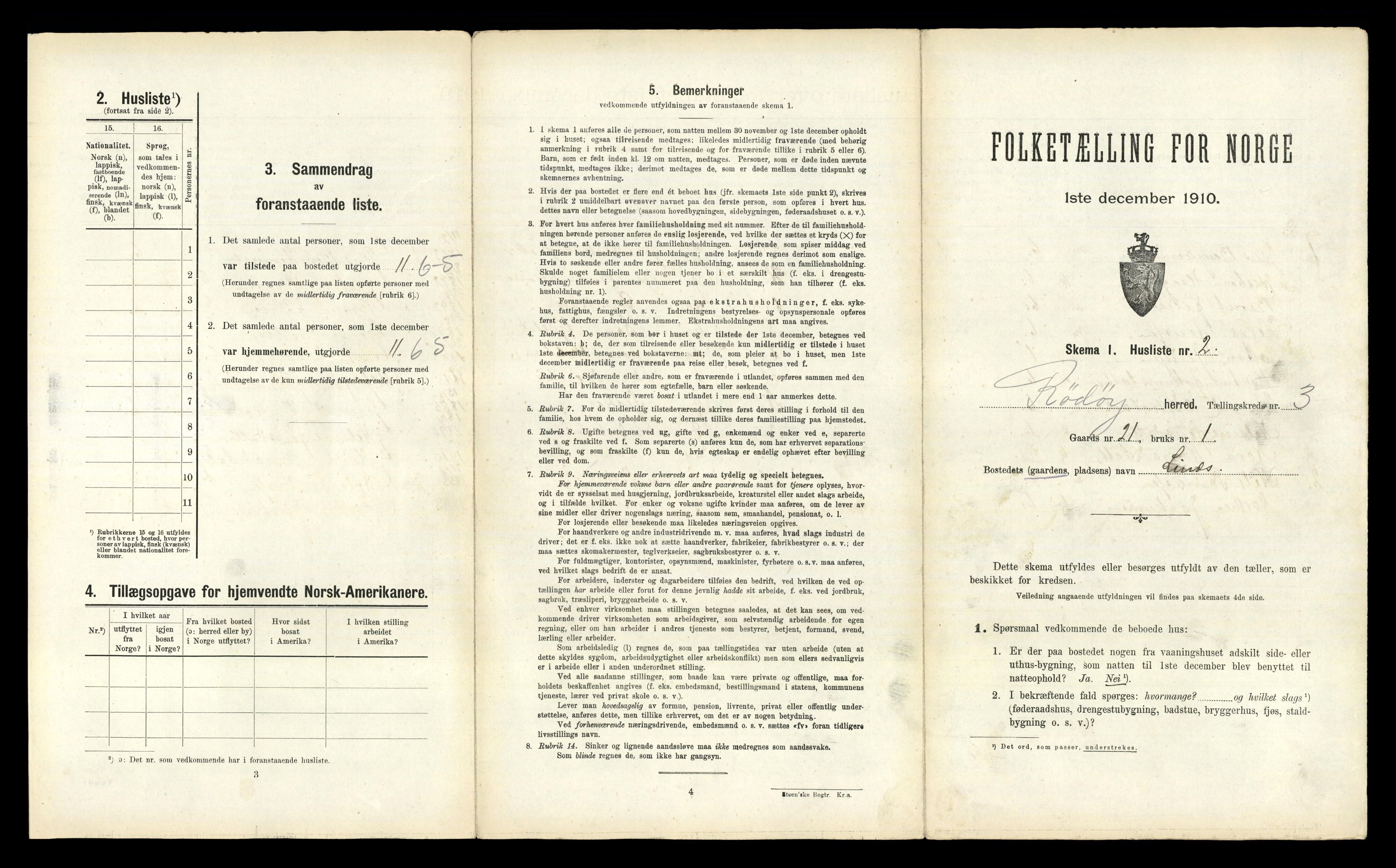 RA, 1910 census for Rødøy, 1910, p. 241