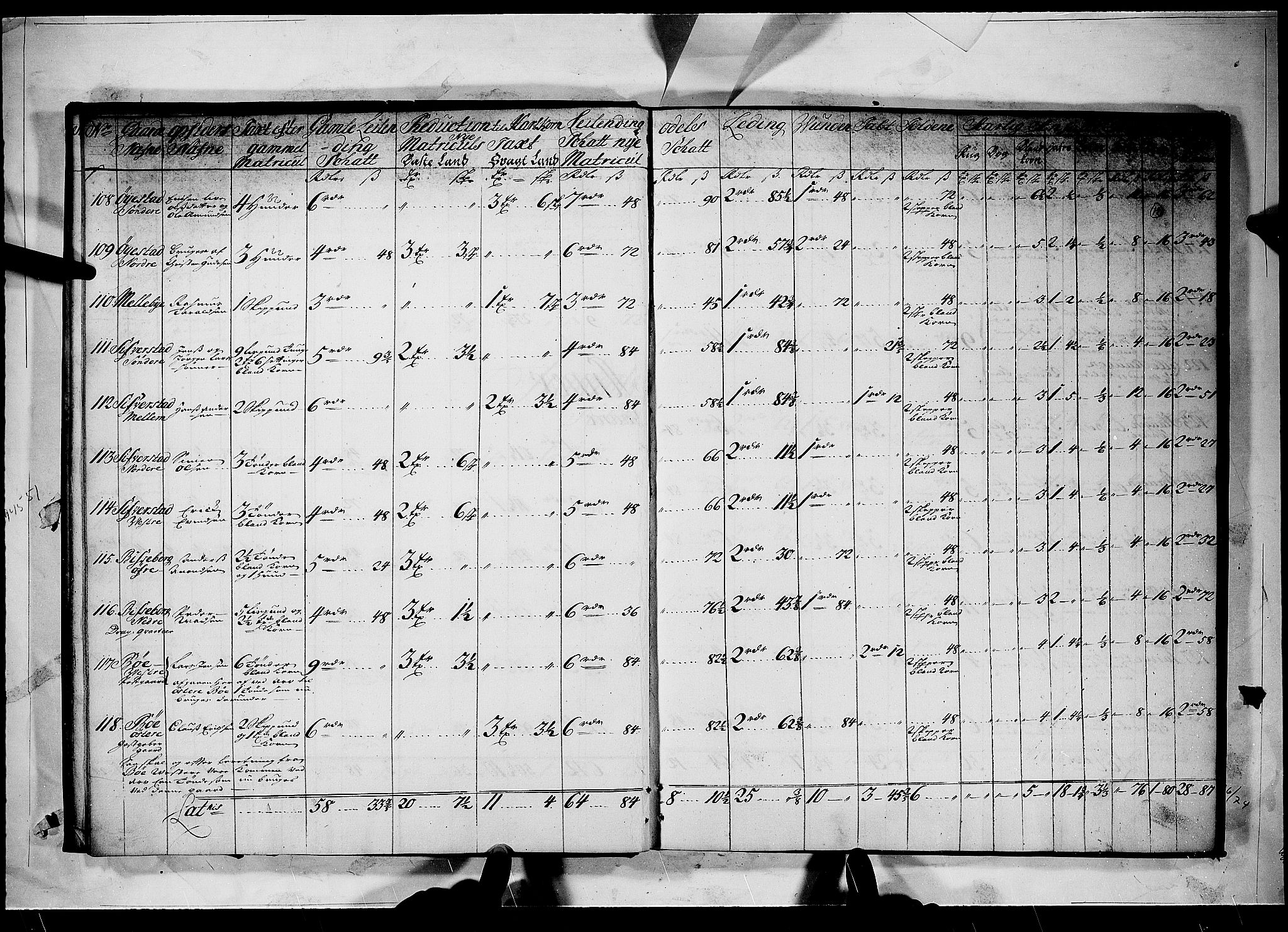 Rentekammeret inntil 1814, Realistisk ordnet avdeling, AV/RA-EA-4070/N/Nb/Nbf/L0098: Idd og Marker matrikkelprotokoll, 1723, p. 11b-12a