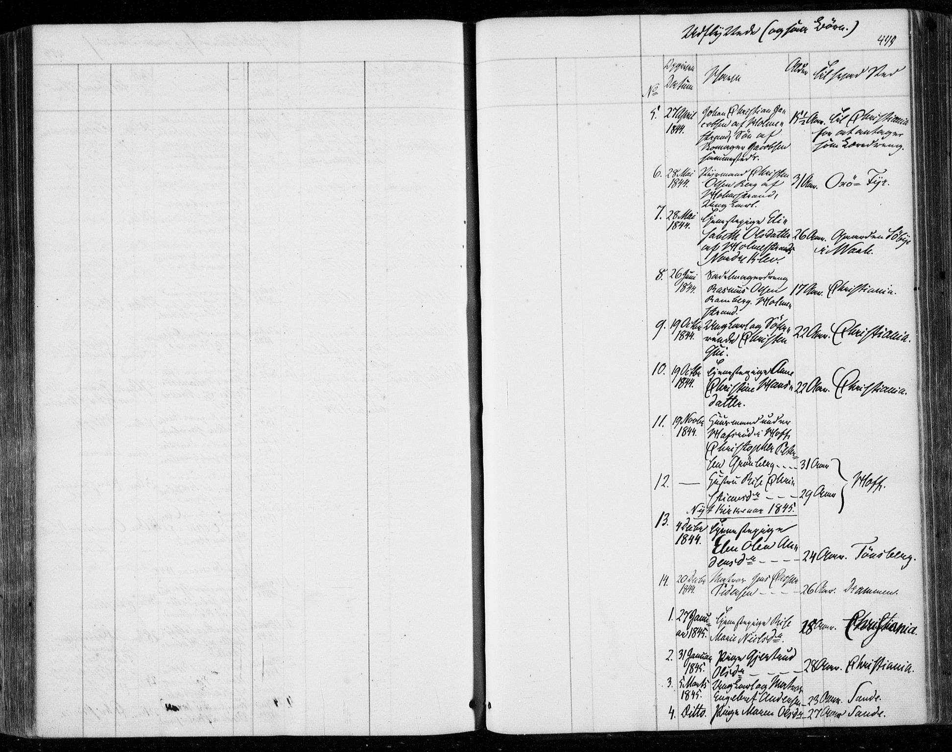 Holmestrand kirkebøker, SAKO/A-346/F/Fa/L0002: Parish register (official) no. 2, 1840-1866, p. 499