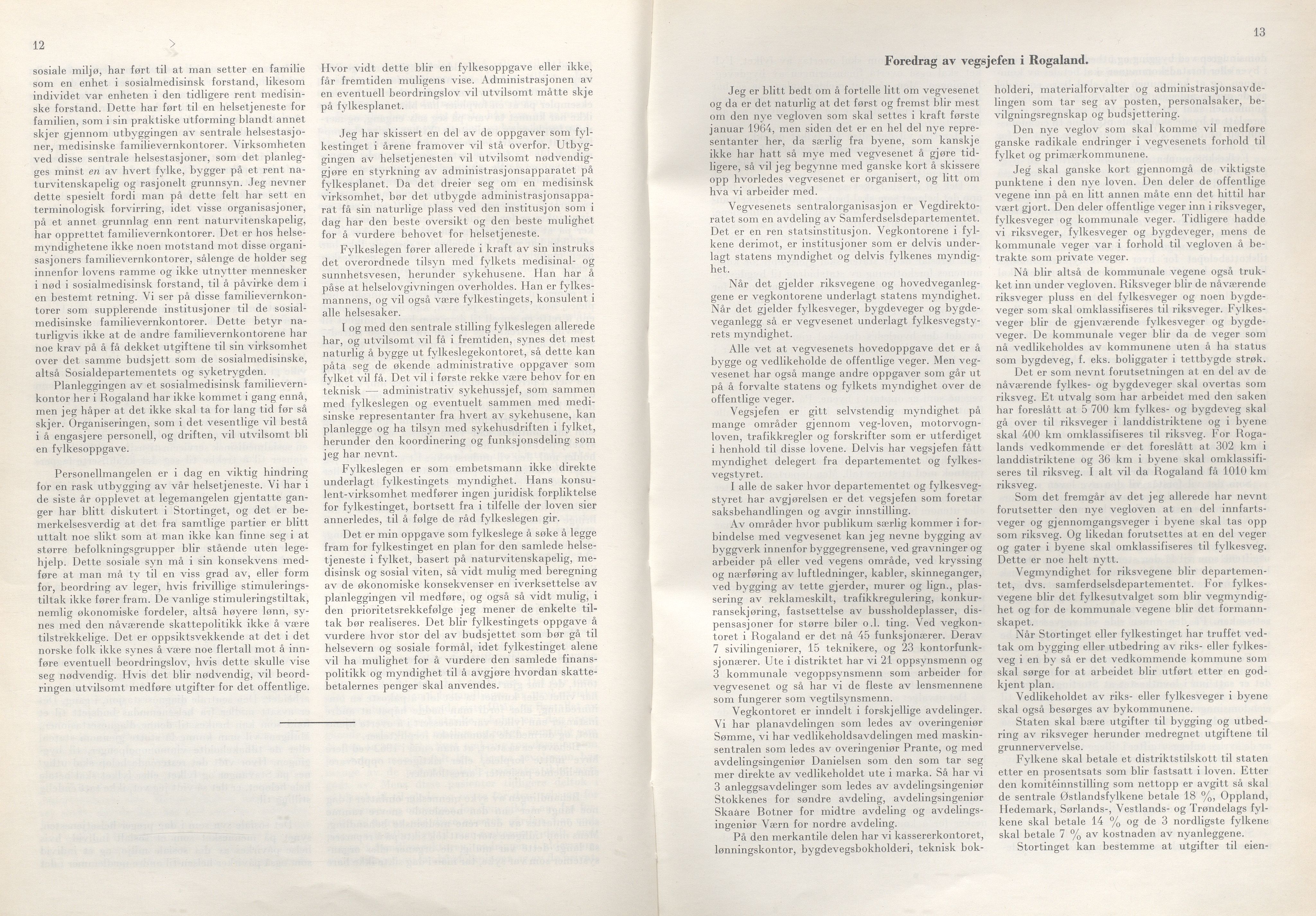 Rogaland fylkeskommune - Fylkesrådmannen , IKAR/A-900/A/Aa/Aaa/L0083: Møtebok , 1963, p. 12-13