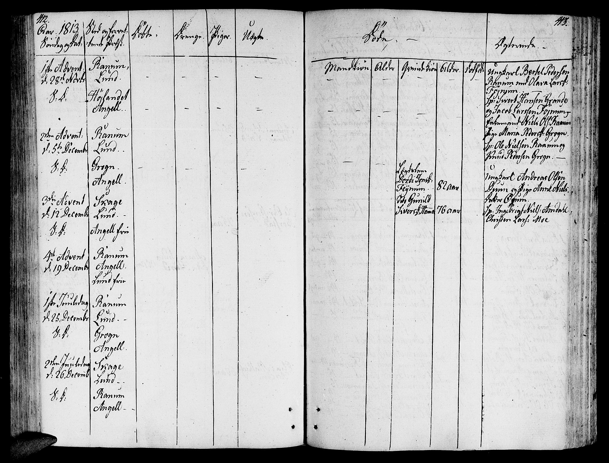 Ministerialprotokoller, klokkerbøker og fødselsregistre - Nord-Trøndelag, SAT/A-1458/764/L0545: Parish register (official) no. 764A05, 1799-1816, p. 412-413