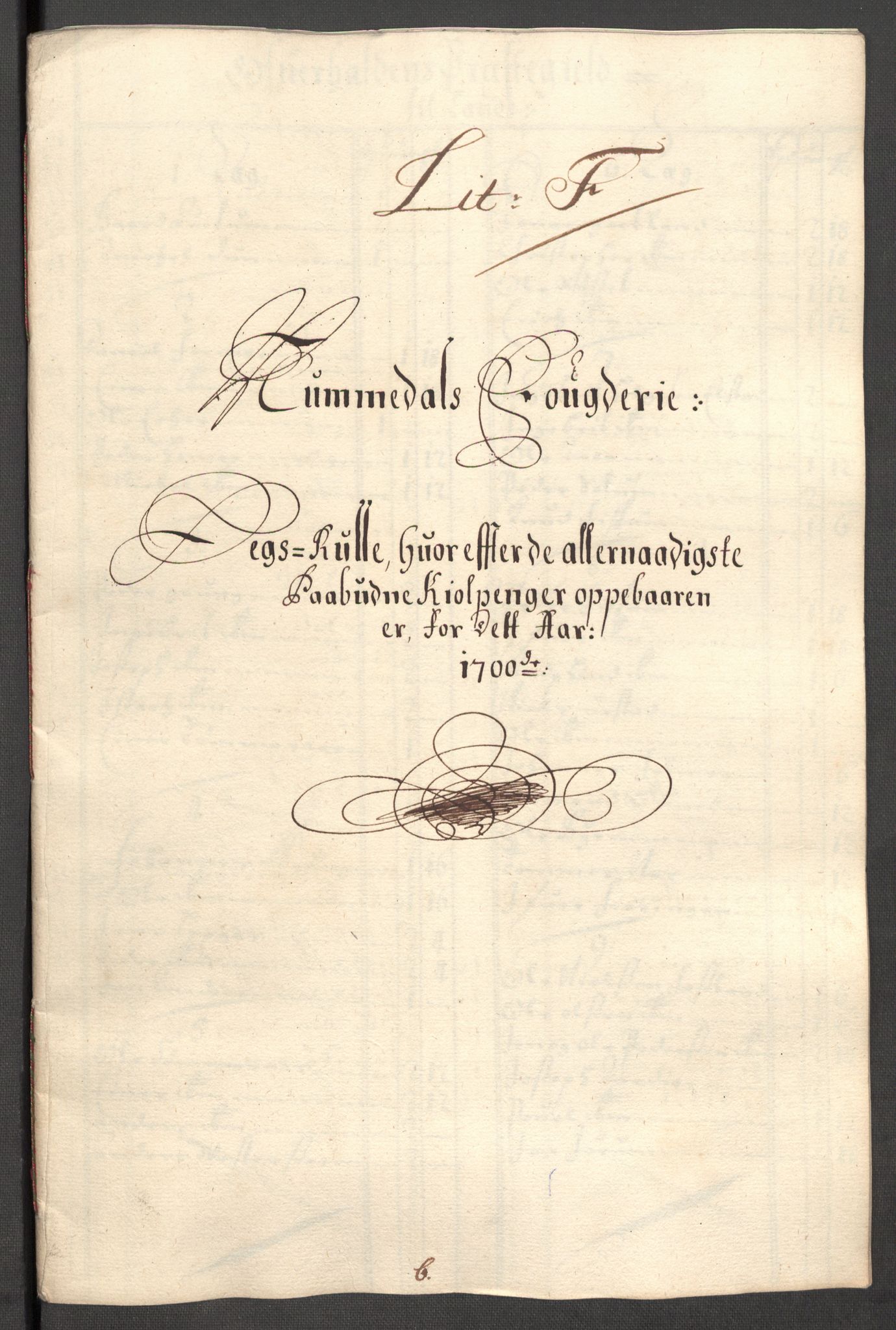 Rentekammeret inntil 1814, Reviderte regnskaper, Fogderegnskap, RA/EA-4092/R64/L4426: Fogderegnskap Namdal, 1699-1700, p. 235