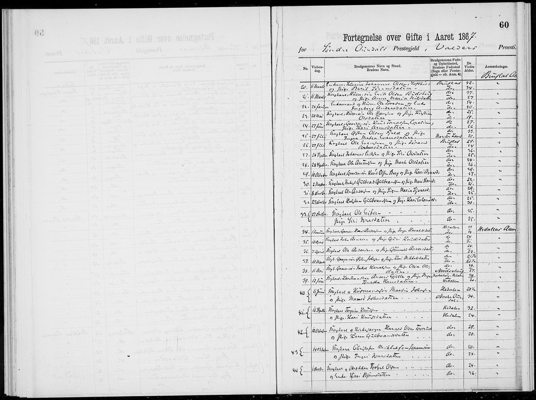 Sør-Aurdal prestekontor, SAH/PREST-128/H/Ha/Haa/L0000: Parish register (official), 1866-1872, p. 60