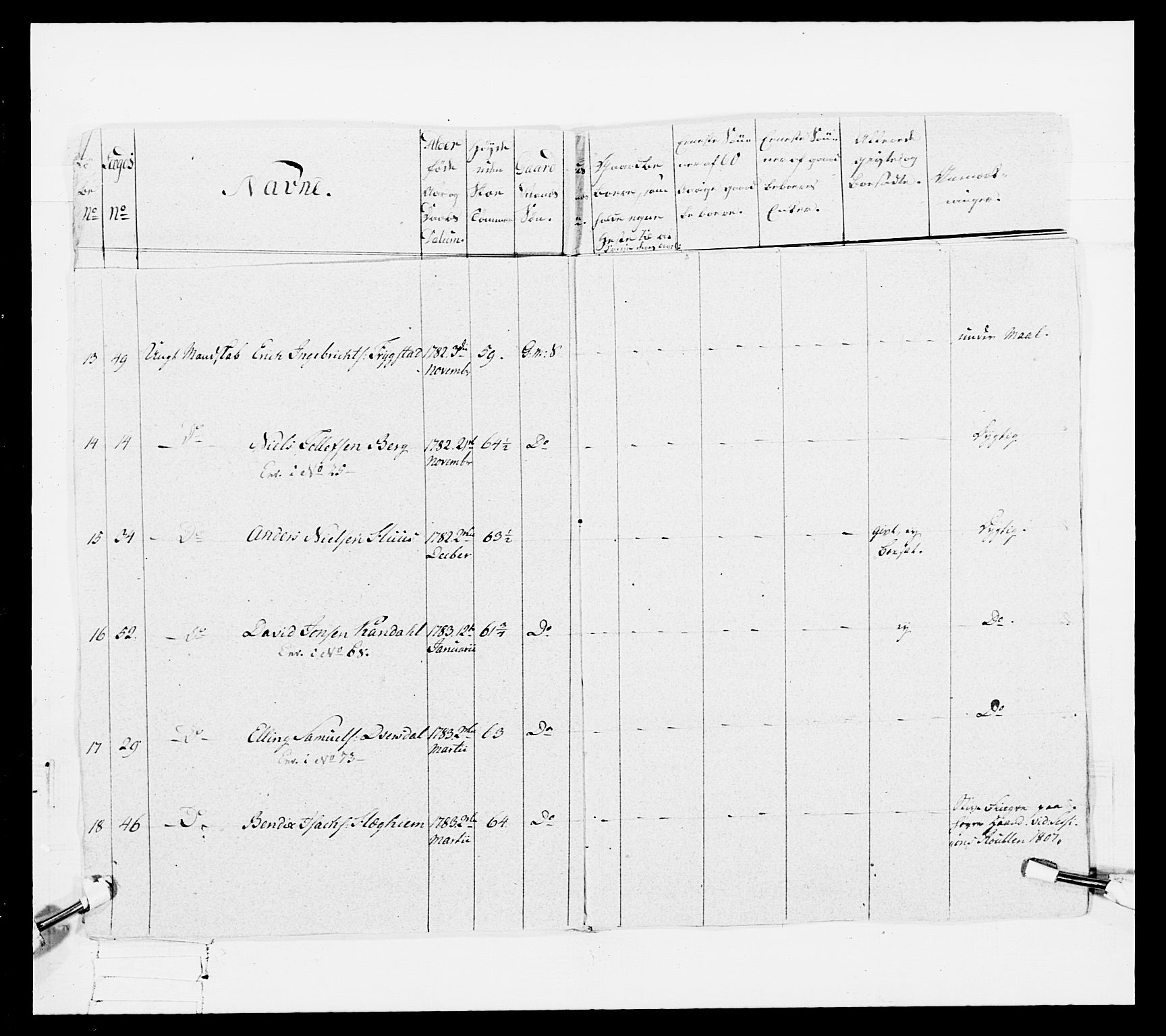 Generalitets- og kommissariatskollegiet, Det kongelige norske kommissariatskollegium, AV/RA-EA-5420/E/Eh/L0098: Bergenhusiske nasjonale infanteriregiment, 1808, p. 67