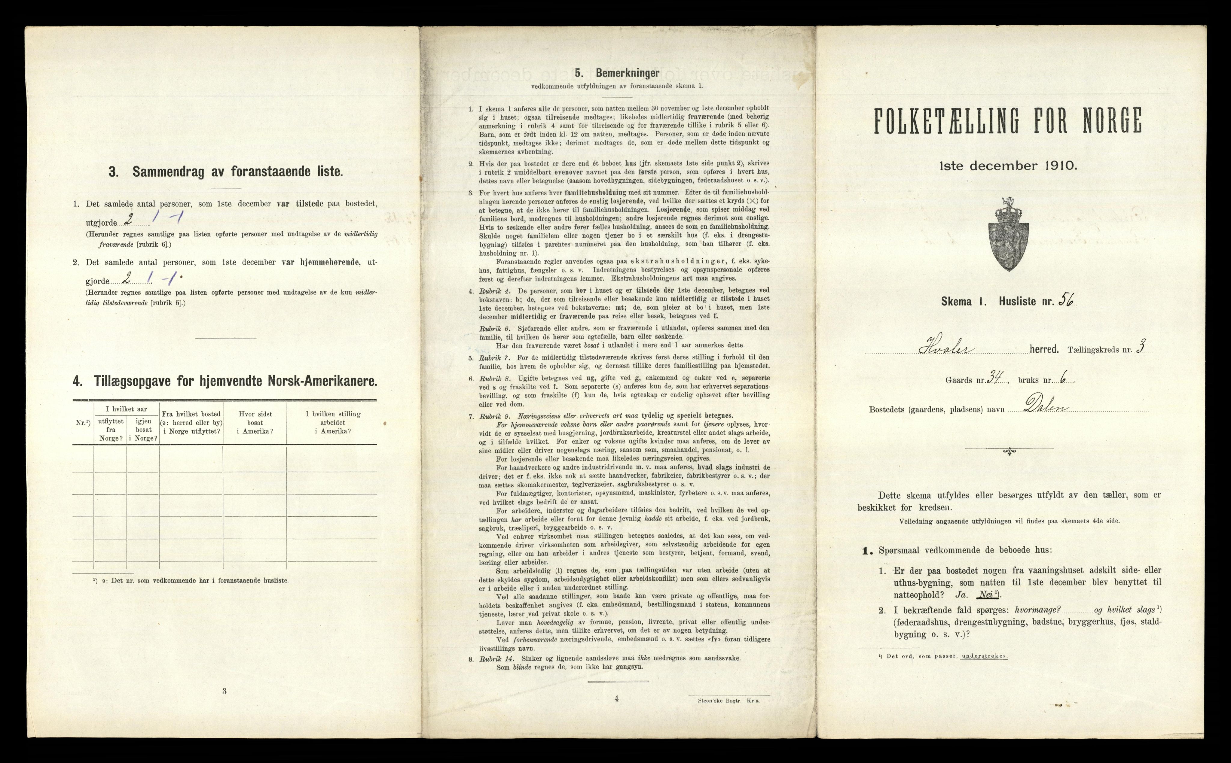 RA, 1910 census for Hvaler, 1910, p. 362