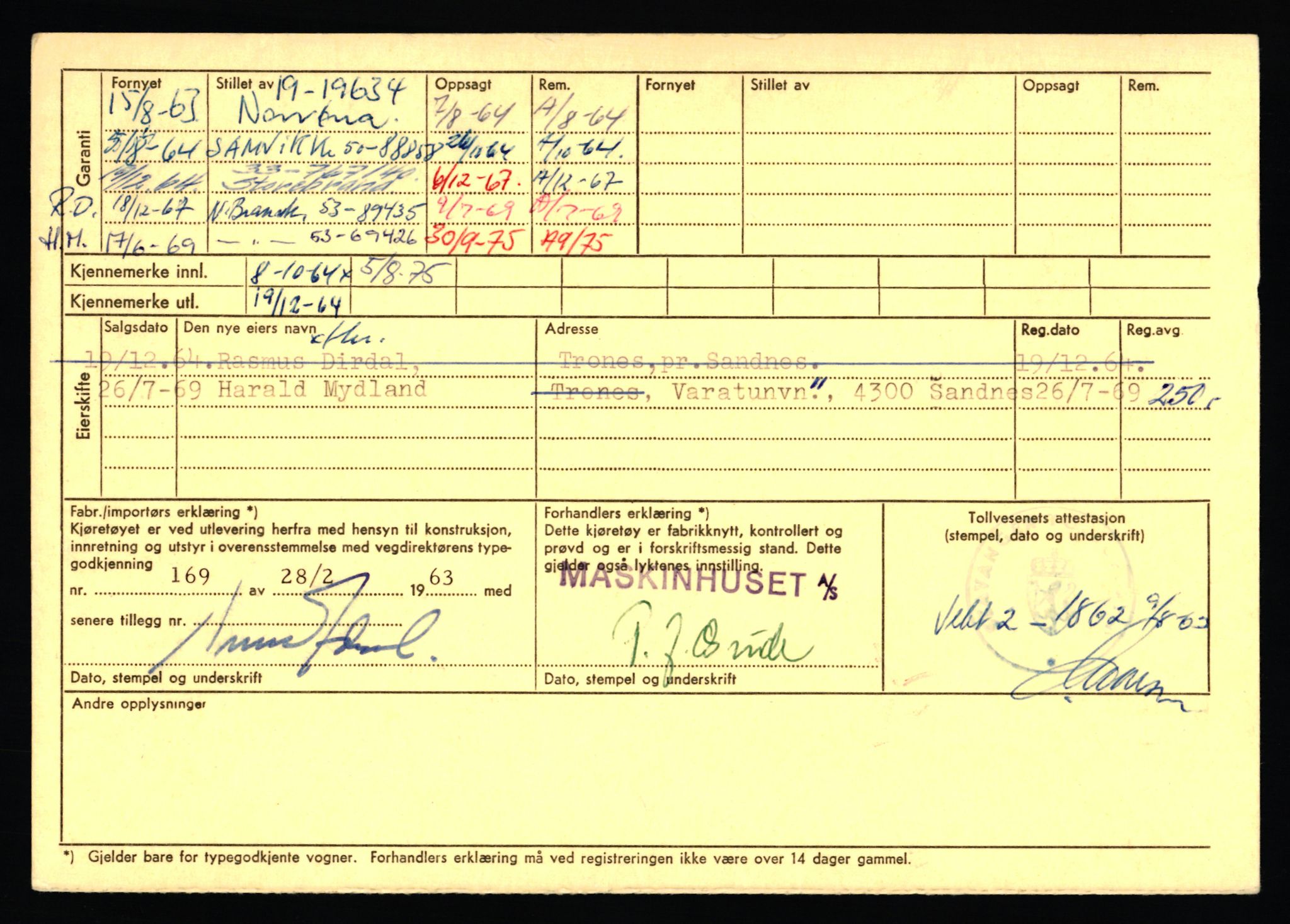 Stavanger trafikkstasjon, AV/SAST-A-101942/0/F/L0071: L-80500 - L-82199, 1930-1971, p. 2702