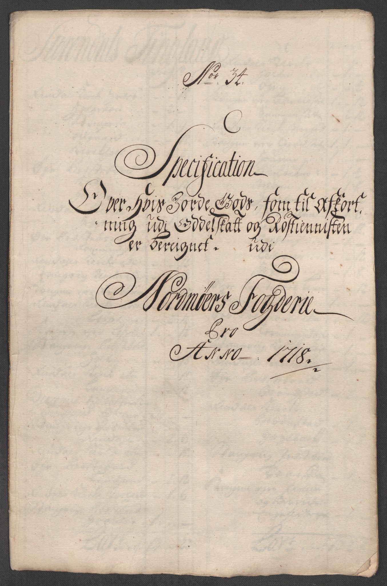 Rentekammeret inntil 1814, Reviderte regnskaper, Fogderegnskap, RA/EA-4092/R56/L3751: Fogderegnskap Nordmøre, 1718, p. 222