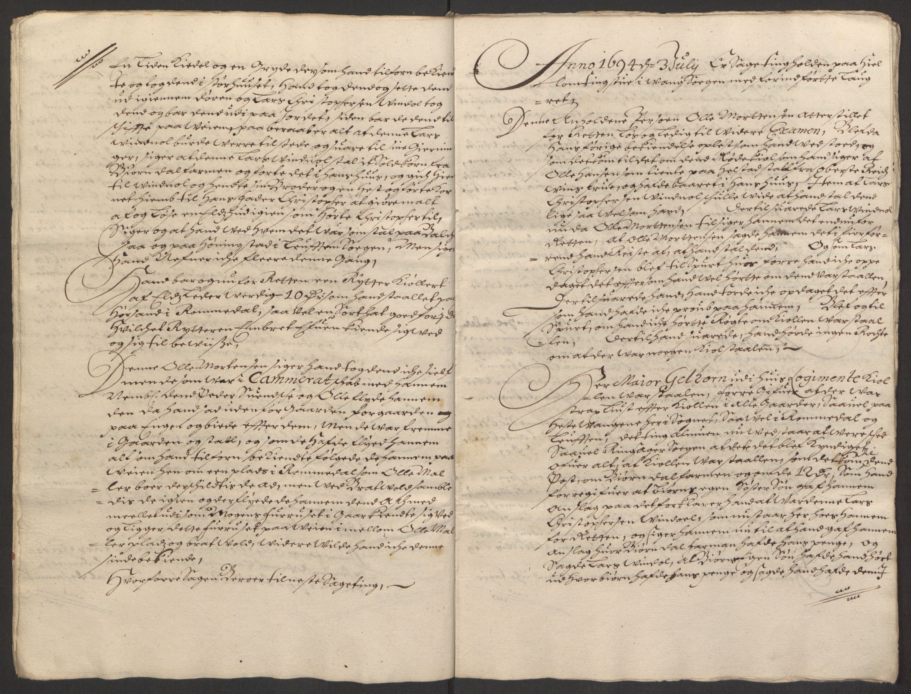 Rentekammeret inntil 1814, Reviderte regnskaper, Fogderegnskap, AV/RA-EA-4092/R16/L1035: Fogderegnskap Hedmark, 1694, p. 212