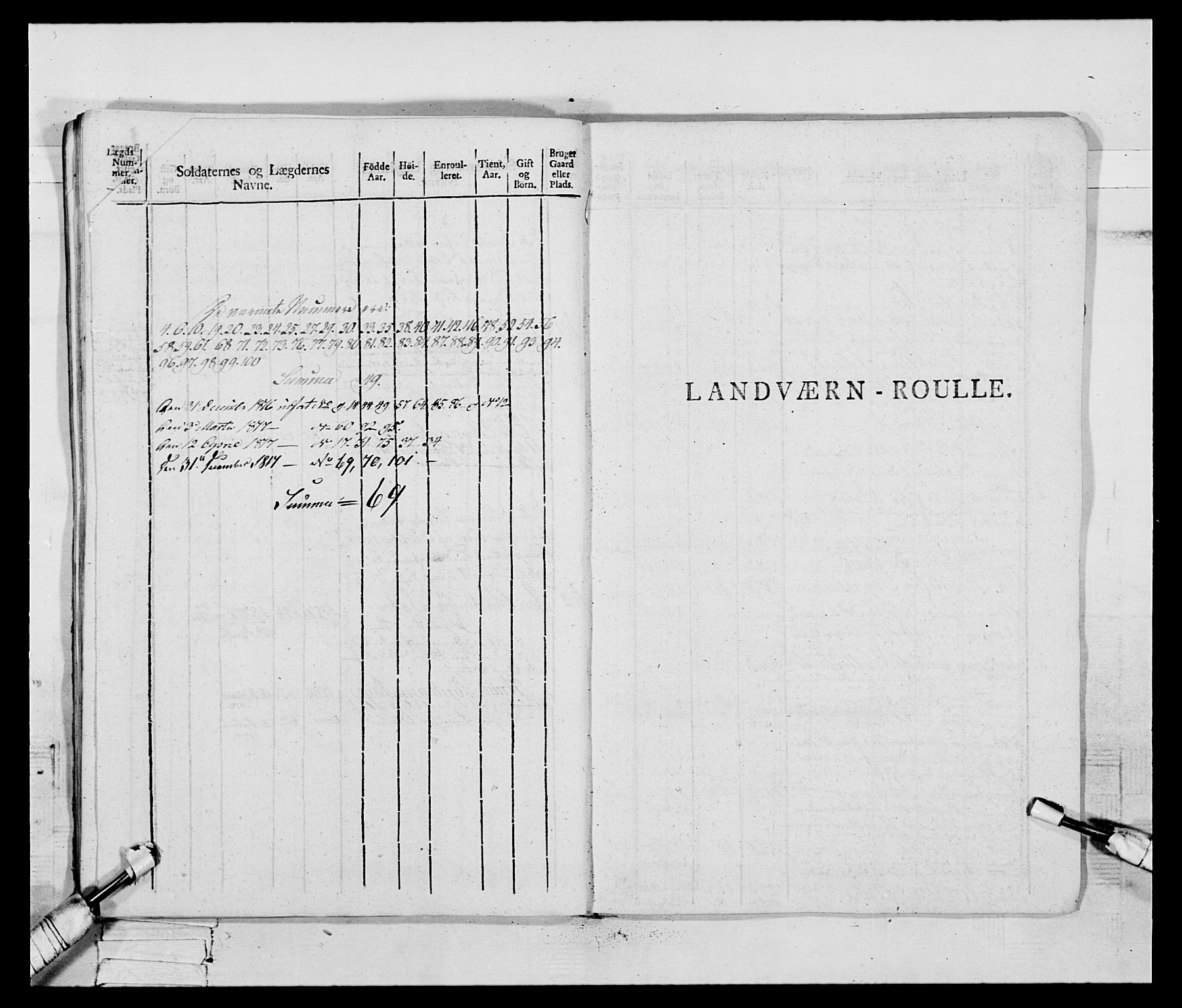 Generalitets- og kommissariatskollegiet, Det kongelige norske kommissariatskollegium, AV/RA-EA-5420/E/Eh/L0083c: 2. Trondheimske nasjonale infanteriregiment, 1810, p. 80