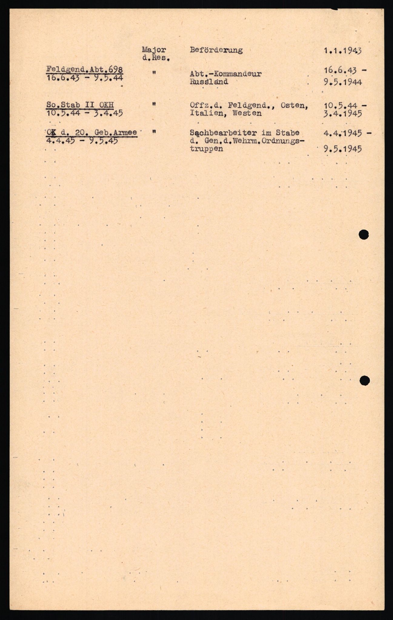 Forsvaret, Forsvarets overkommando II, AV/RA-RAFA-3915/D/Db/L0037: CI Questionaires. Tyske okkupasjonsstyrker i Norge. Tyskere., 1945-1946, p. 462