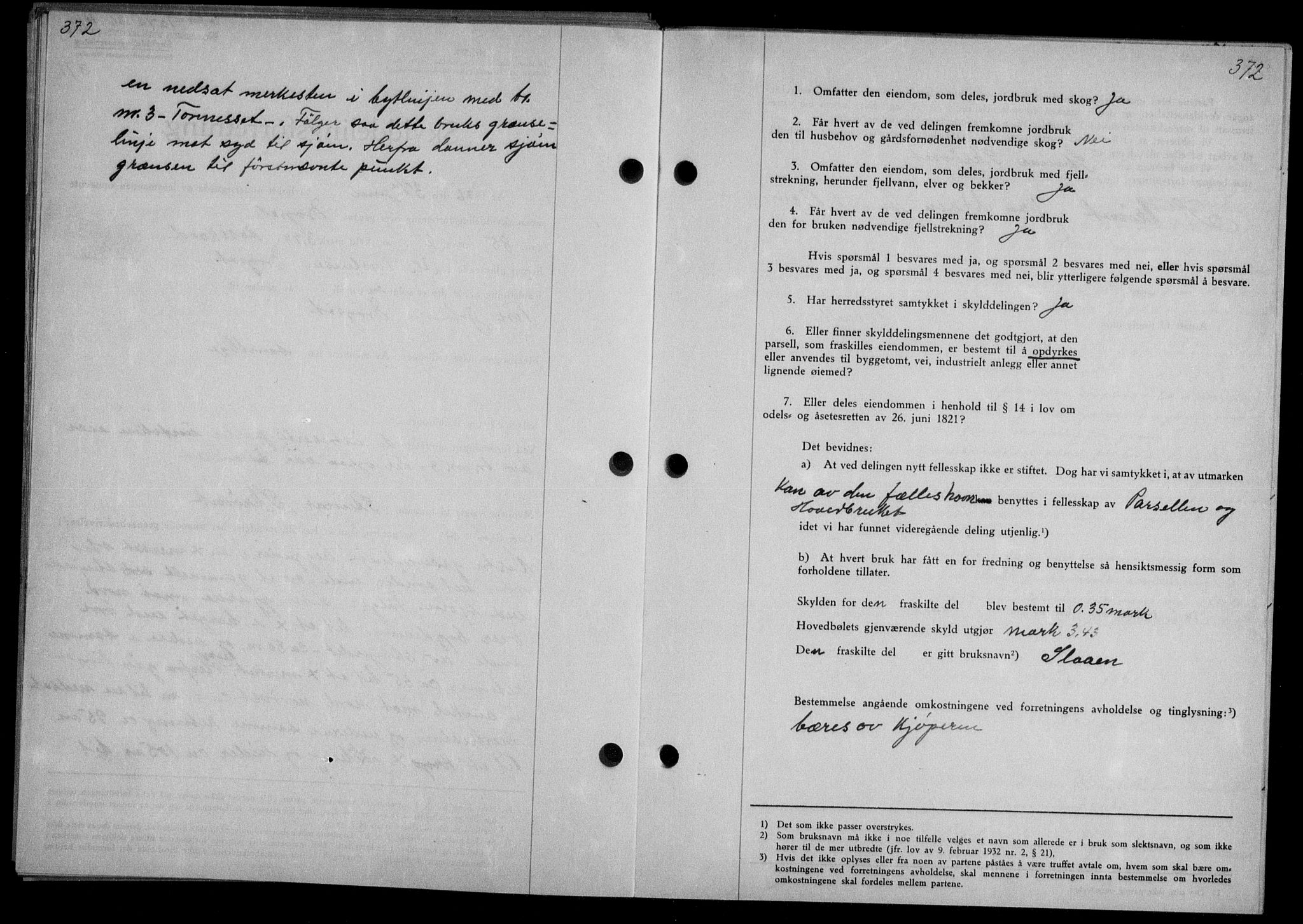 Nordmøre sorenskriveri, AV/SAT-A-4132/1/2/2Ca/L0088: Mortgage book no. 78, 1936-1936, Diary no: : 1270/1936