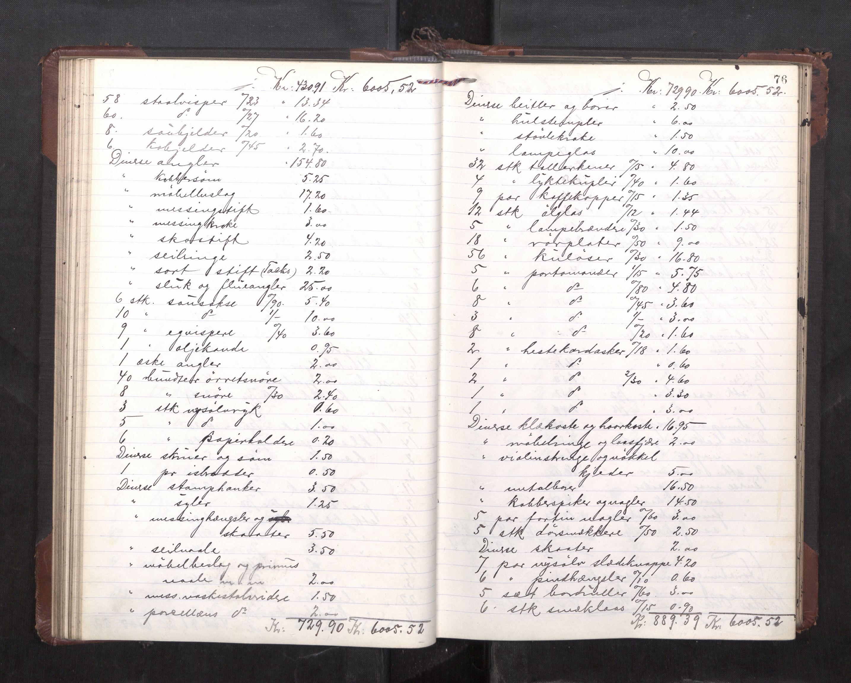 Trondheim byfogd, AV/SAT-A-0003/1/3/3C/L0036: Skifteregistreringsprotokoll - 14/4-24/9. (u/ register), 1915-1918, p. 76