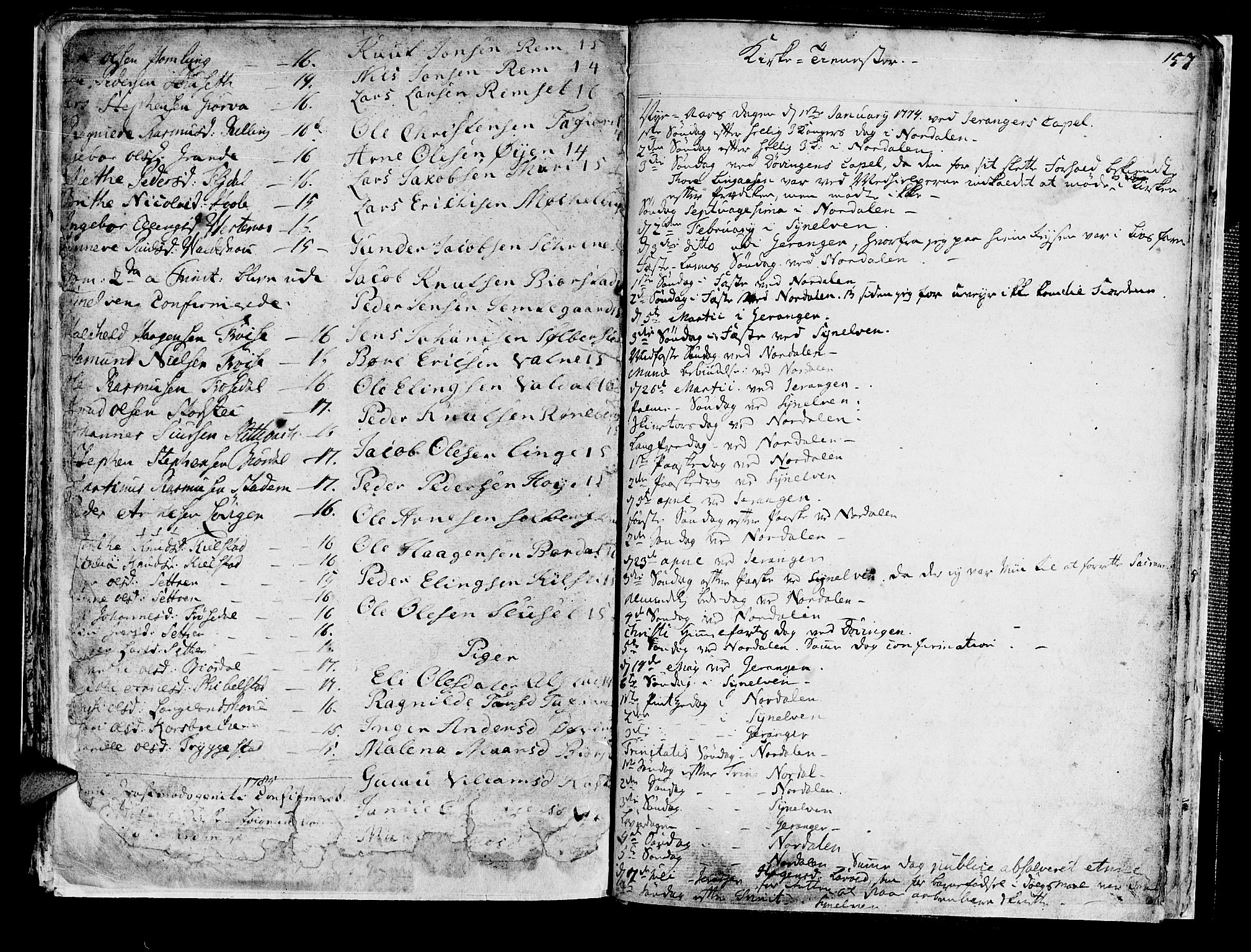 Ministerialprotokoller, klokkerbøker og fødselsregistre - Møre og Romsdal, SAT/A-1454/519/L0245: Parish register (official) no. 519A04, 1774-1816, p. 157