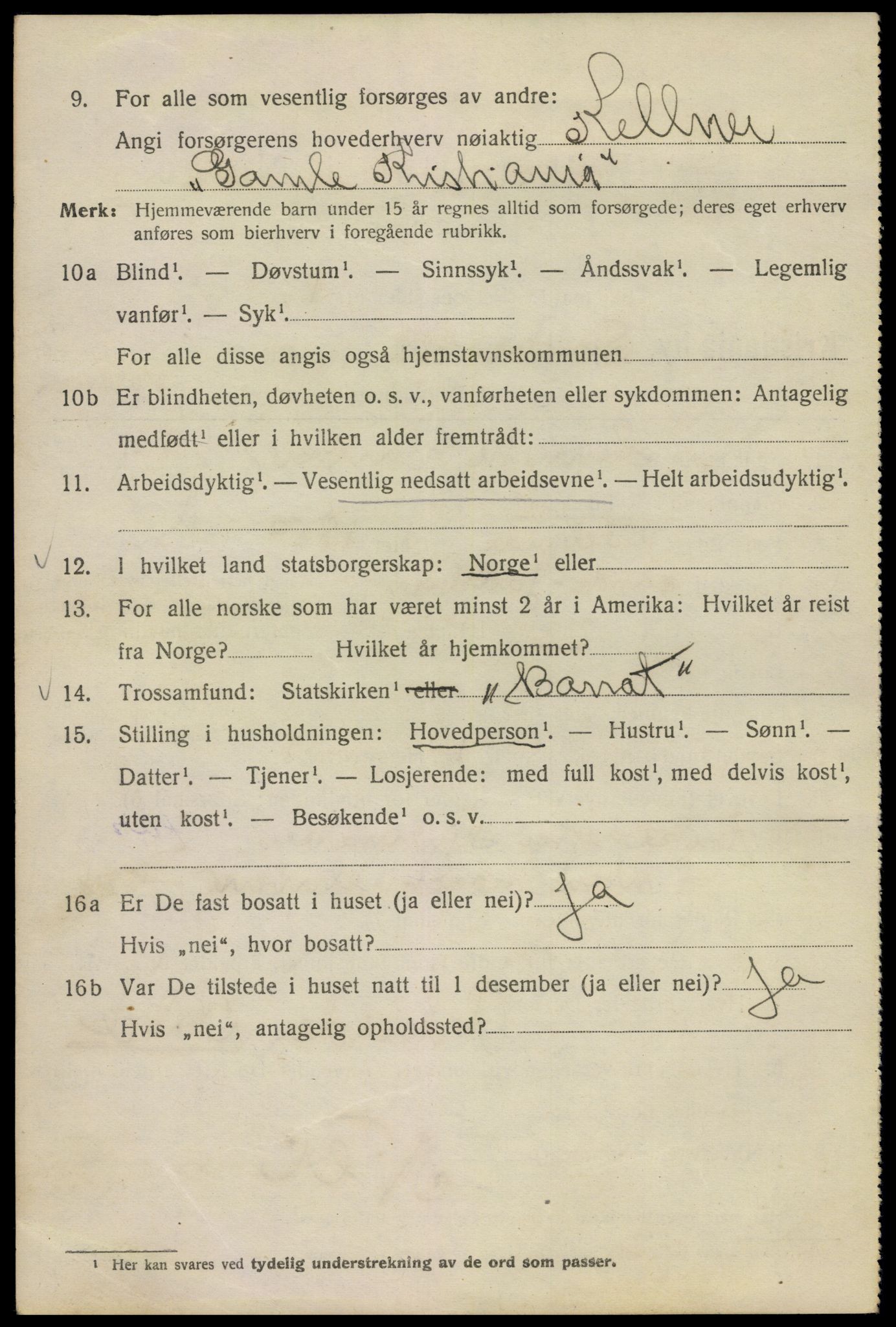 SAO, 1920 census for Kristiania, 1920, p. 561732