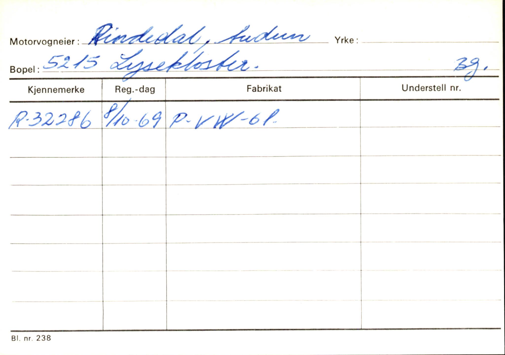 Statens vegvesen, Hordaland vegkontor, AV/SAB-A-5201/2/Ha/L0045: R-eierkort R, 1920-1971, p. 2