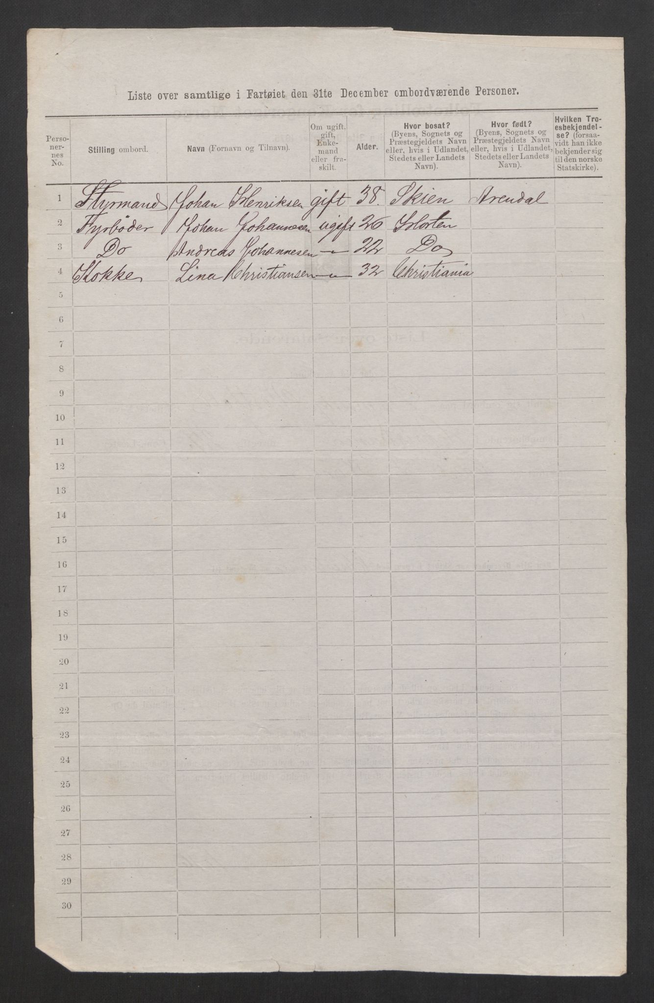 RA, 1875 census, lists of crew on ships: Ships in domestic ports, 1875, p. 78