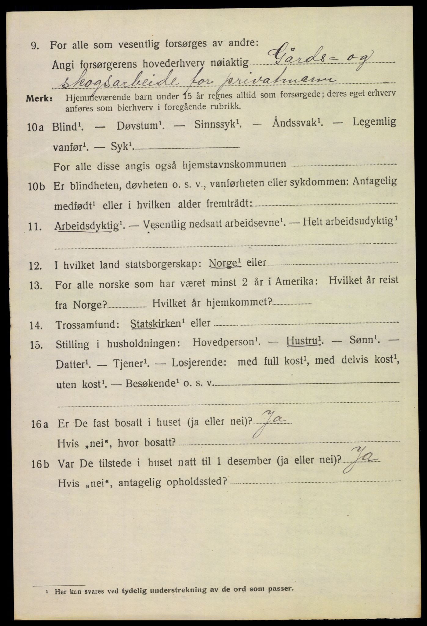 SAH, 1920 census for Grue, 1920, p. 7726