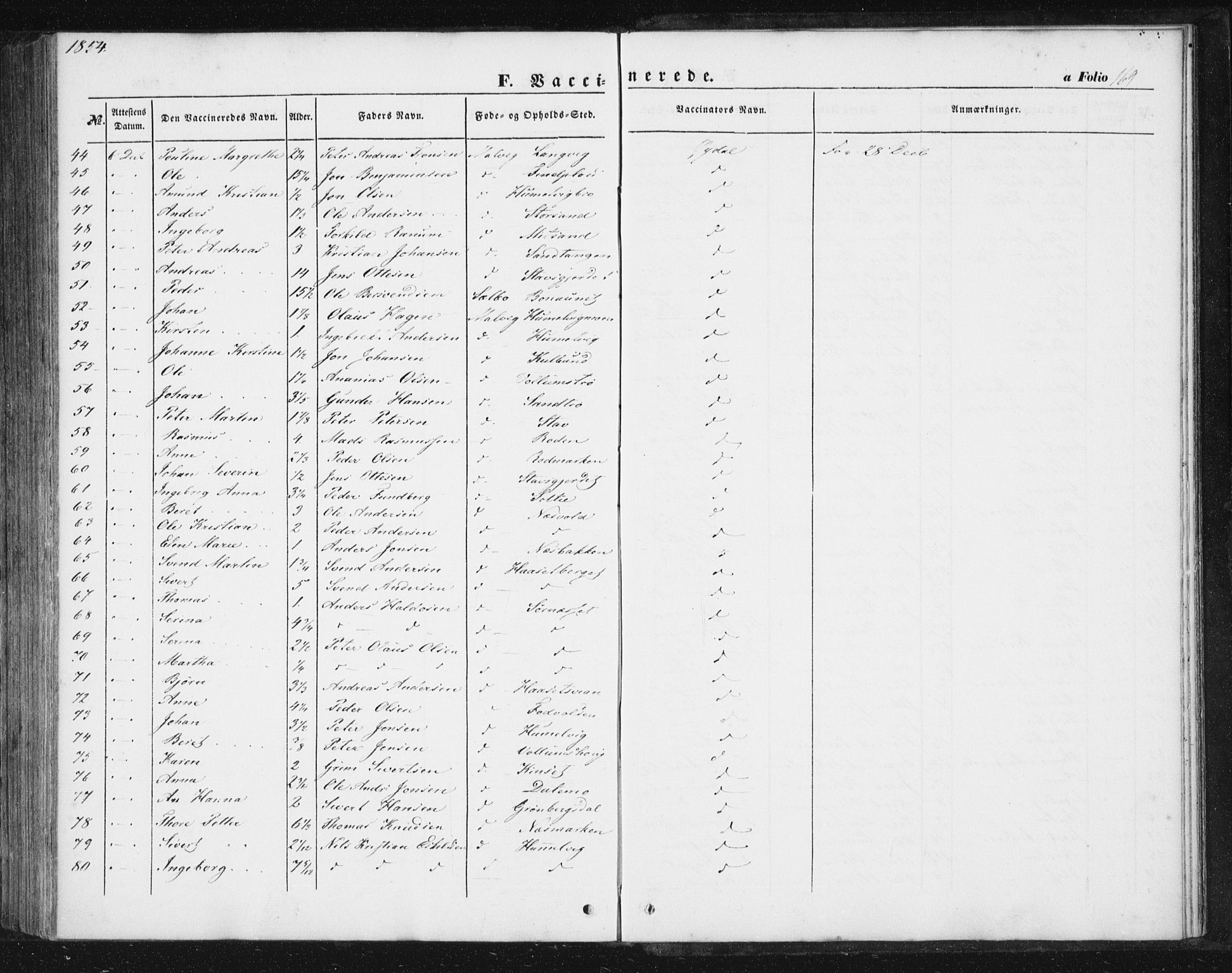 Ministerialprotokoller, klokkerbøker og fødselsregistre - Sør-Trøndelag, SAT/A-1456/616/L0407: Parish register (official) no. 616A04, 1848-1856, p. 169
