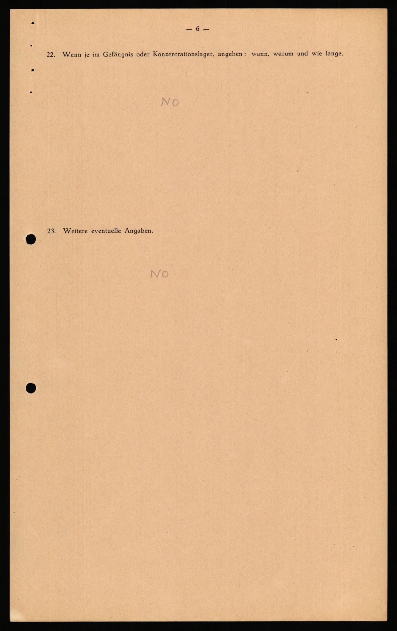 Forsvaret, Forsvarets overkommando II, AV/RA-RAFA-3915/D/Db/L0032: CI Questionaires. Tyske okkupasjonsstyrker i Norge. Tyskere., 1945-1946, p. 384