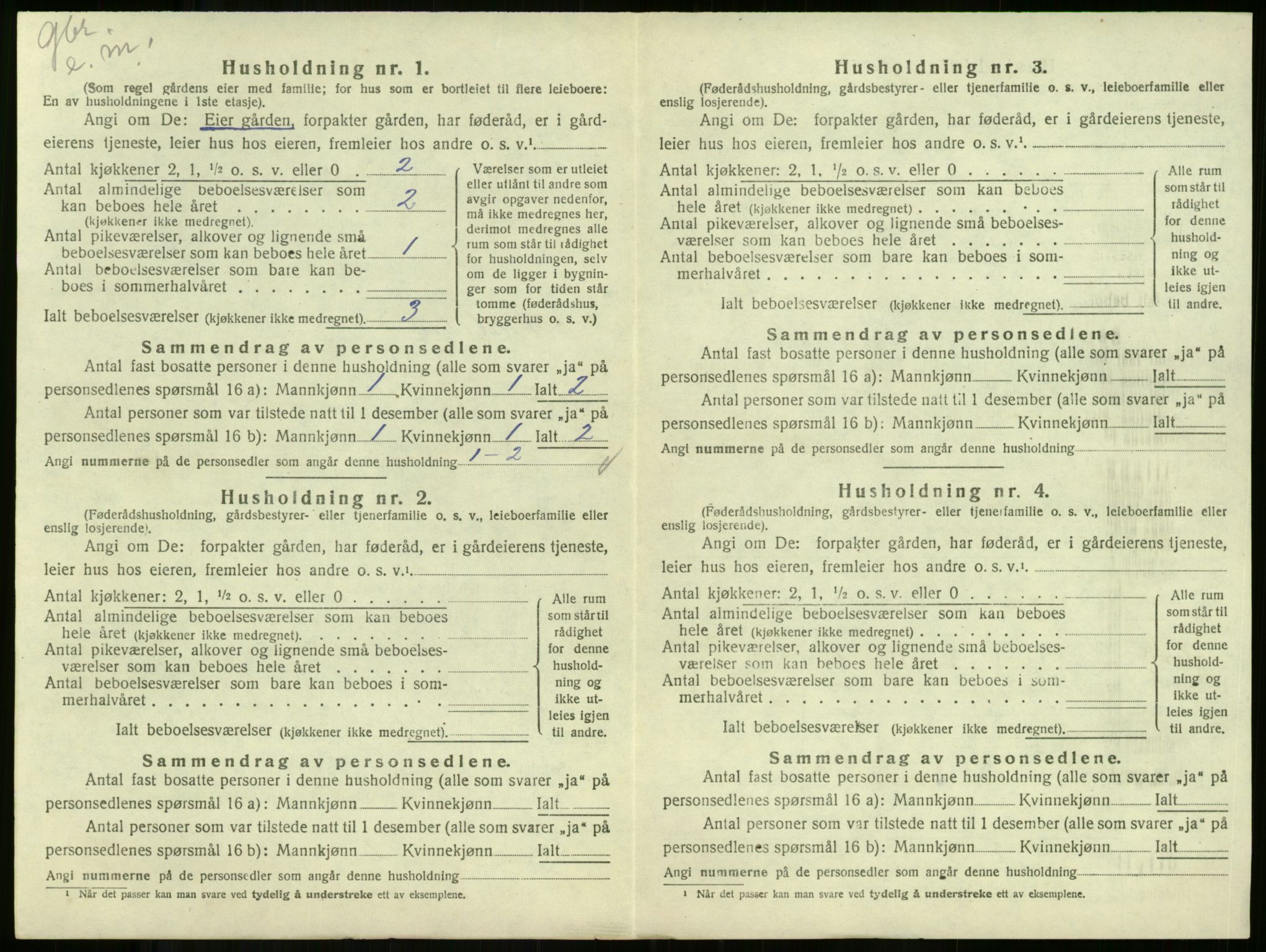 SAKO, 1920 census for Andebu, 1920, p. 352