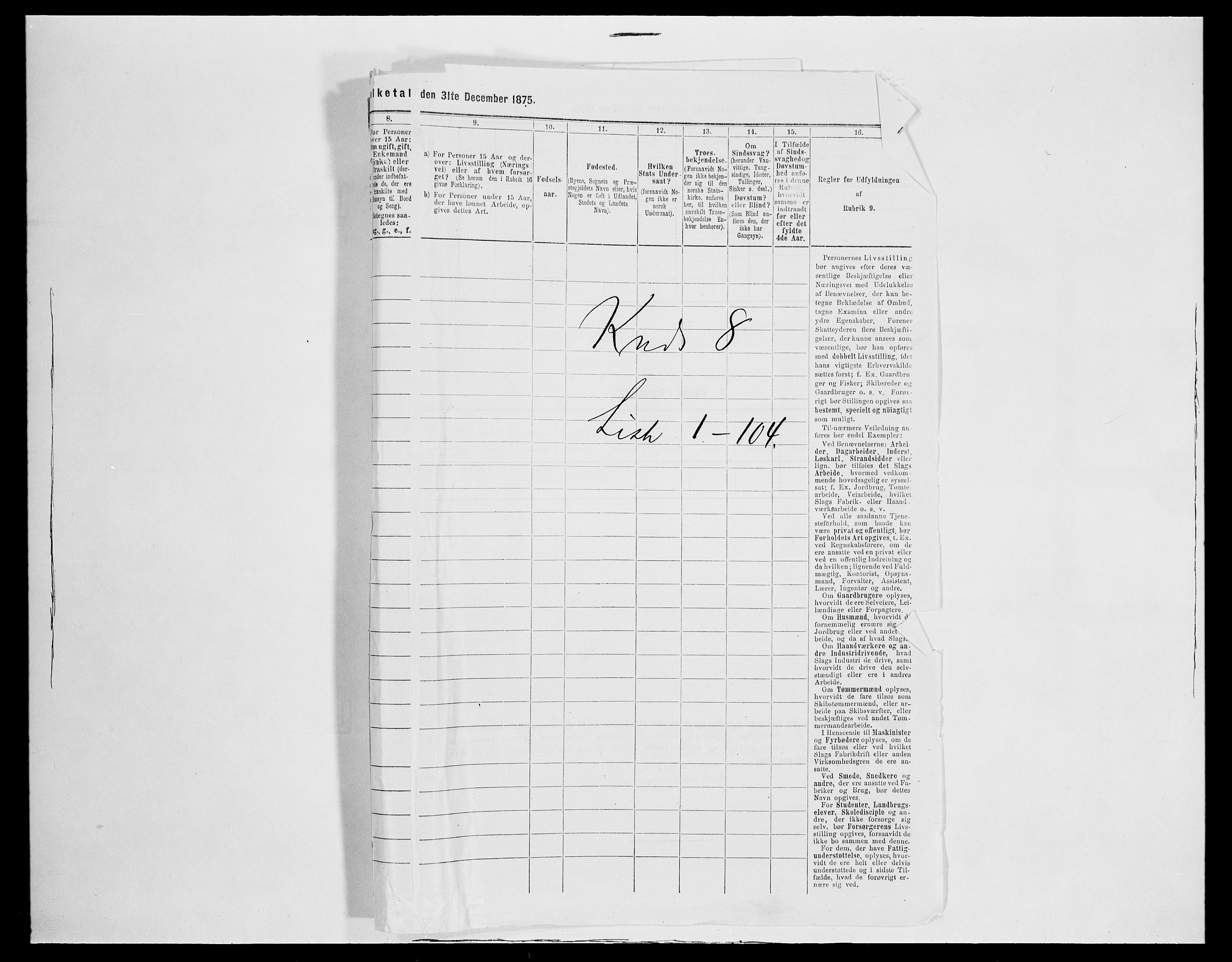 SAH, 1875 census for 0542P Nord-Aurdal, 1875, p. 1279