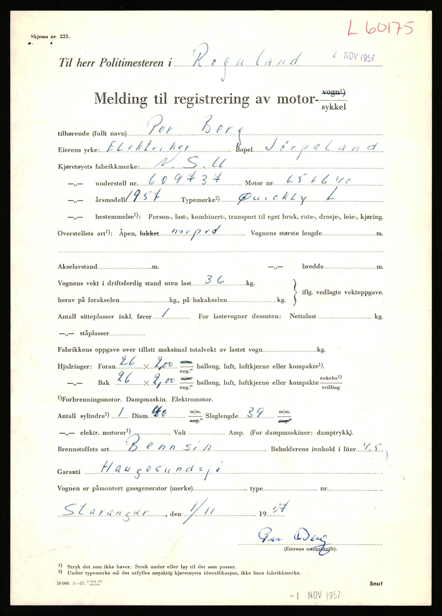 Stavanger trafikkstasjon, AV/SAST-A-101942/0/F/L0059: L-60000 - L-60699, 1930-1971, p. 375