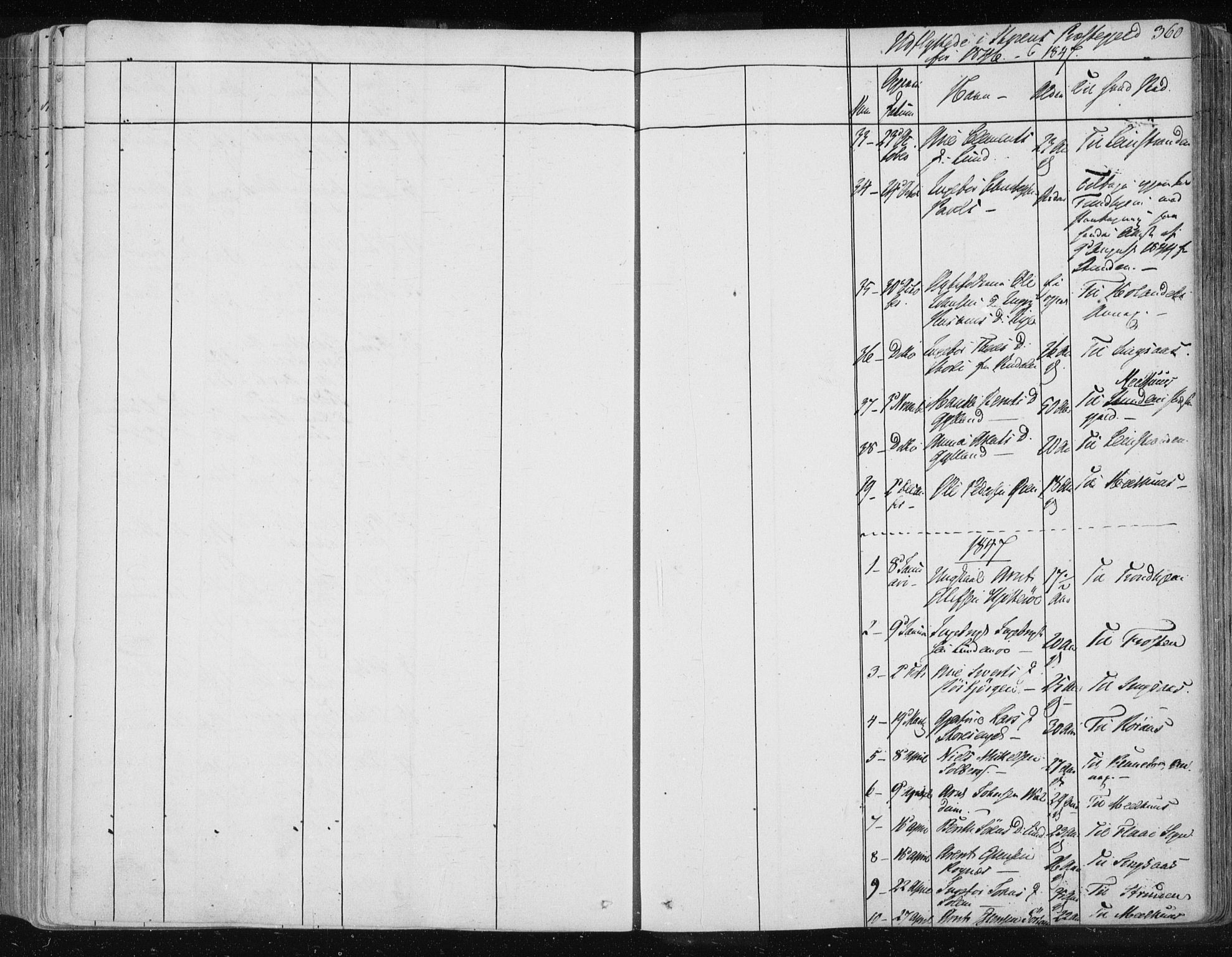 Ministerialprotokoller, klokkerbøker og fødselsregistre - Sør-Trøndelag, AV/SAT-A-1456/687/L0997: Parish register (official) no. 687A05 /1, 1843-1848, p. 360