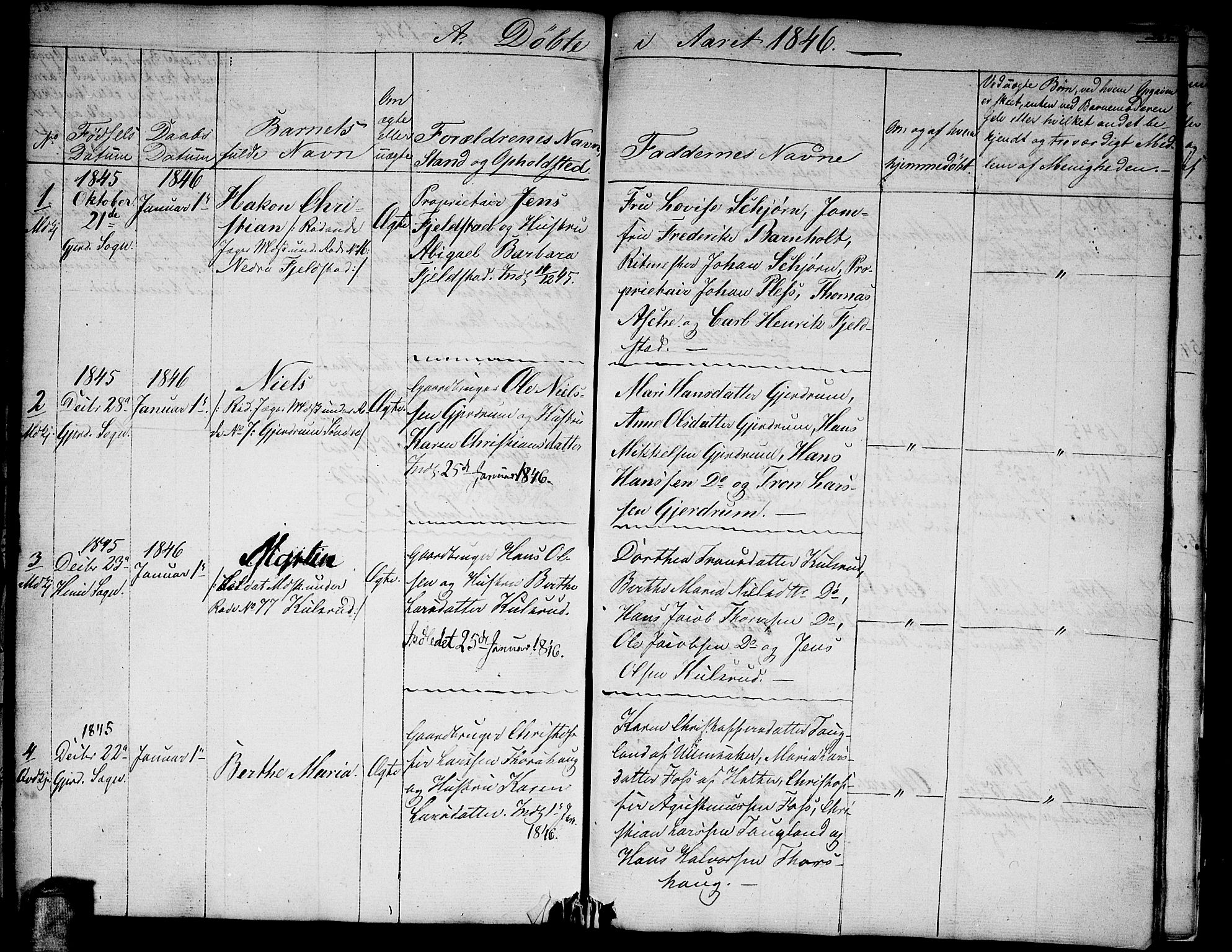 Gjerdrum prestekontor Kirkebøker, SAO/A-10412b/G/Ga/L0002: Parish register (copy) no. I 2, 1836-1850, p. 265