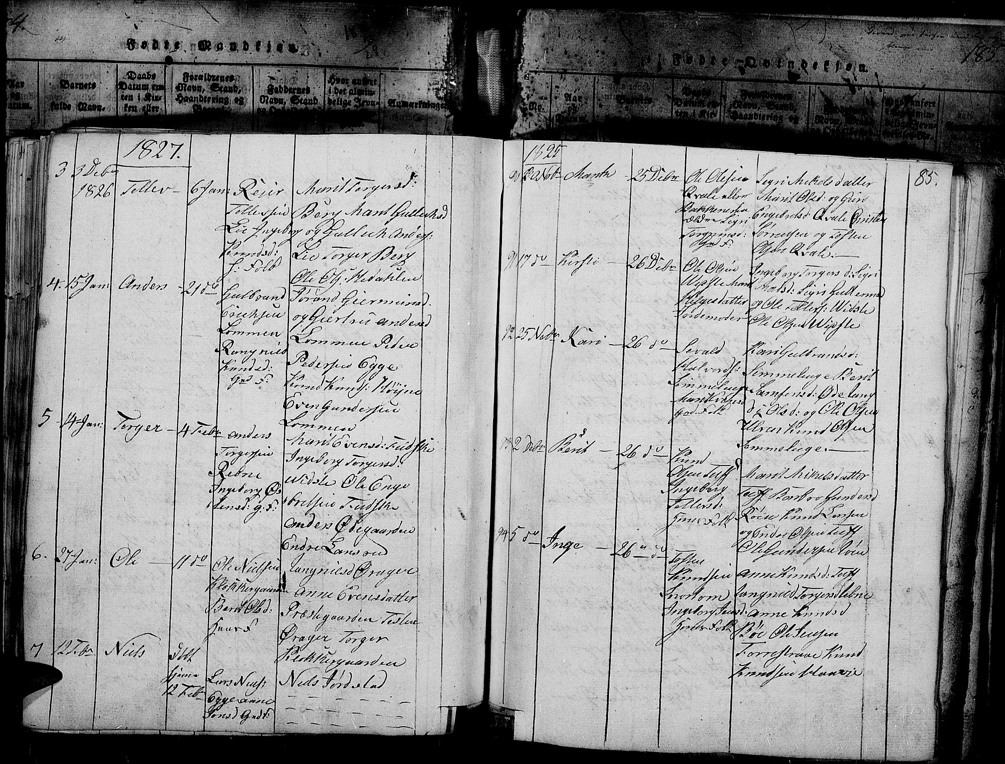 Slidre prestekontor, SAH/PREST-134/H/Ha/Haa/L0002: Parish register (official) no. 2, 1814-1830, p. 187i