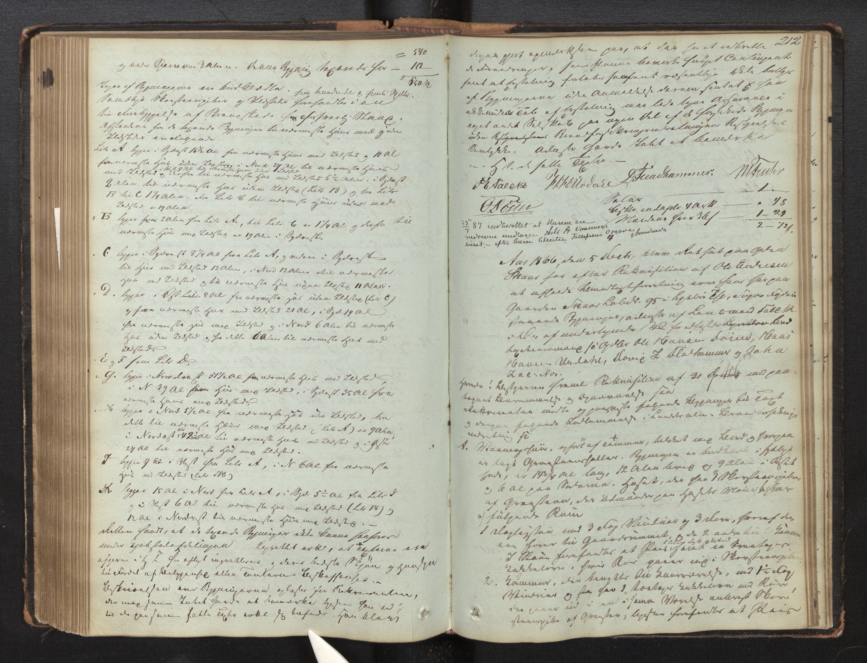 Lensmannen i Luster, AV/SAB-A-29301/0012/L0002: Branntakstprotokoll, 1846-1868, p. 211b-212a