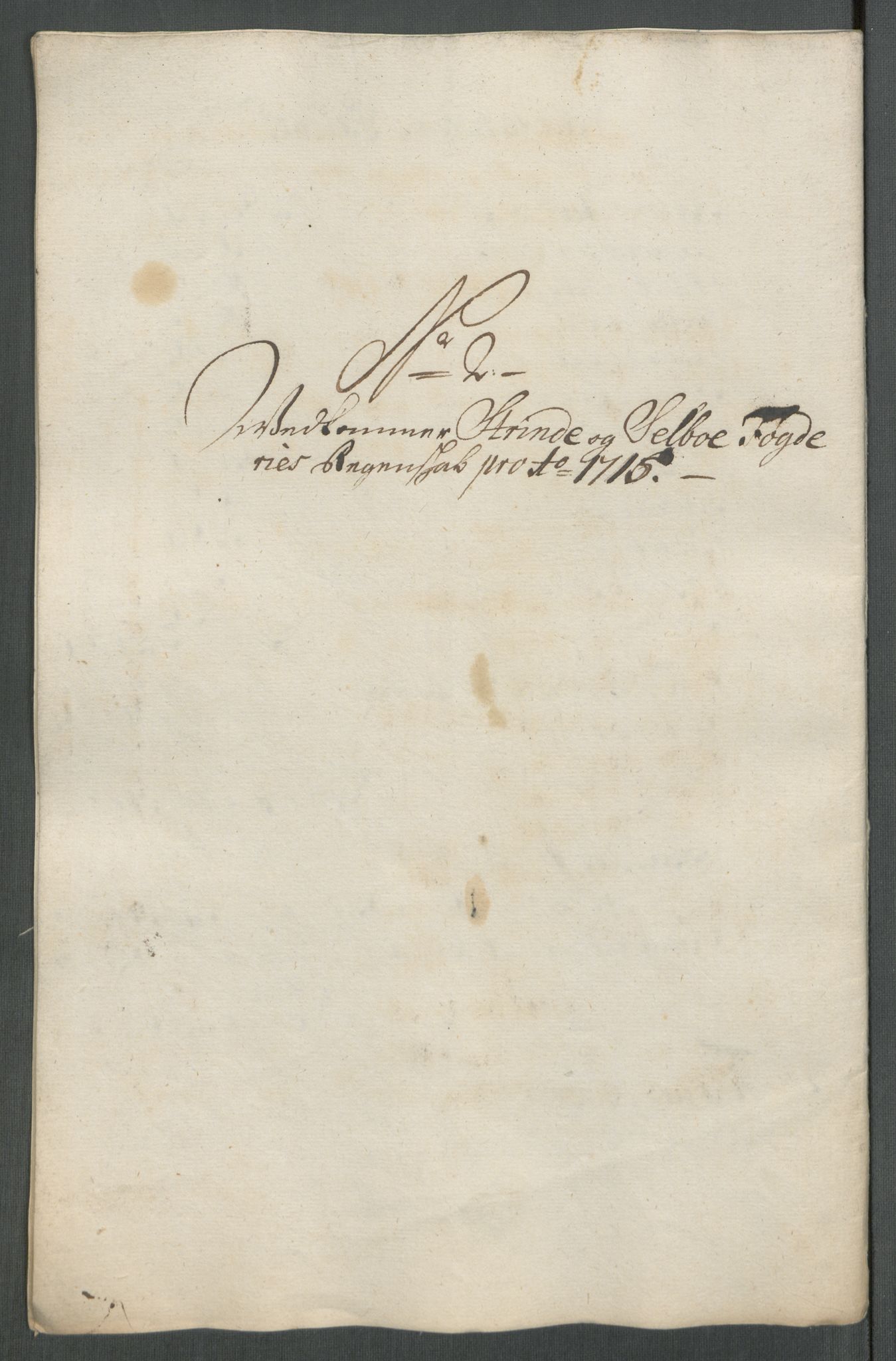 Rentekammeret inntil 1814, Reviderte regnskaper, Fogderegnskap, AV/RA-EA-4092/R61/L4115: Fogderegnskap Strinda og Selbu, 1715-1716, p. 62