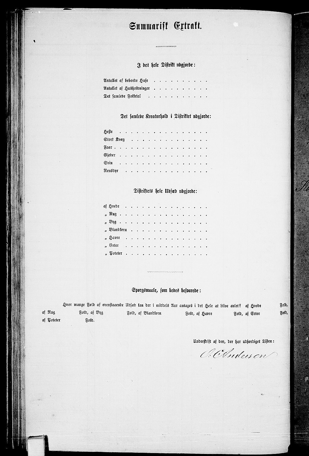 RA, 1865 census for Tjølling, 1865, p. 66