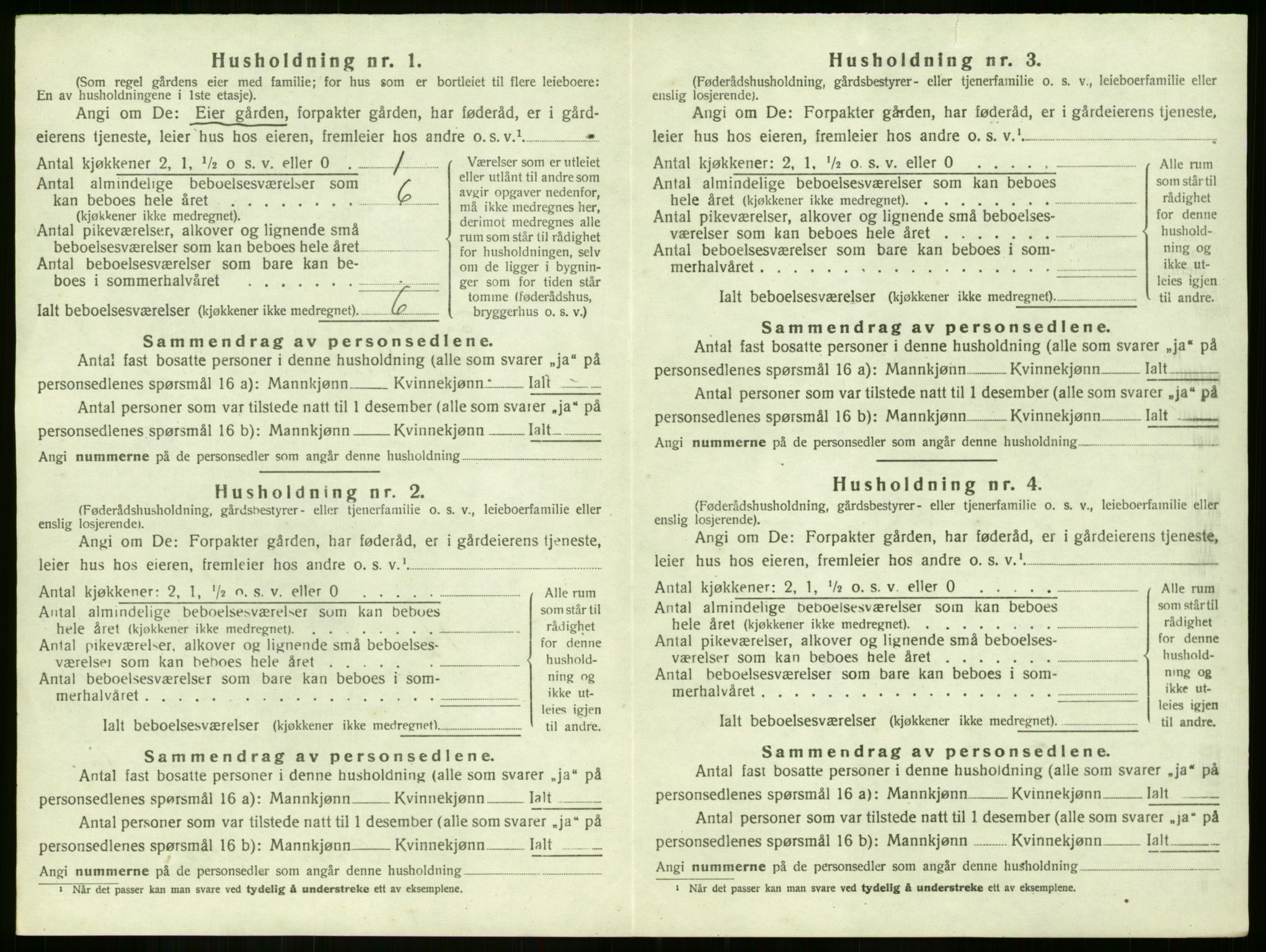 SAKO, 1920 census for Tjøme, 1920, p. 1133