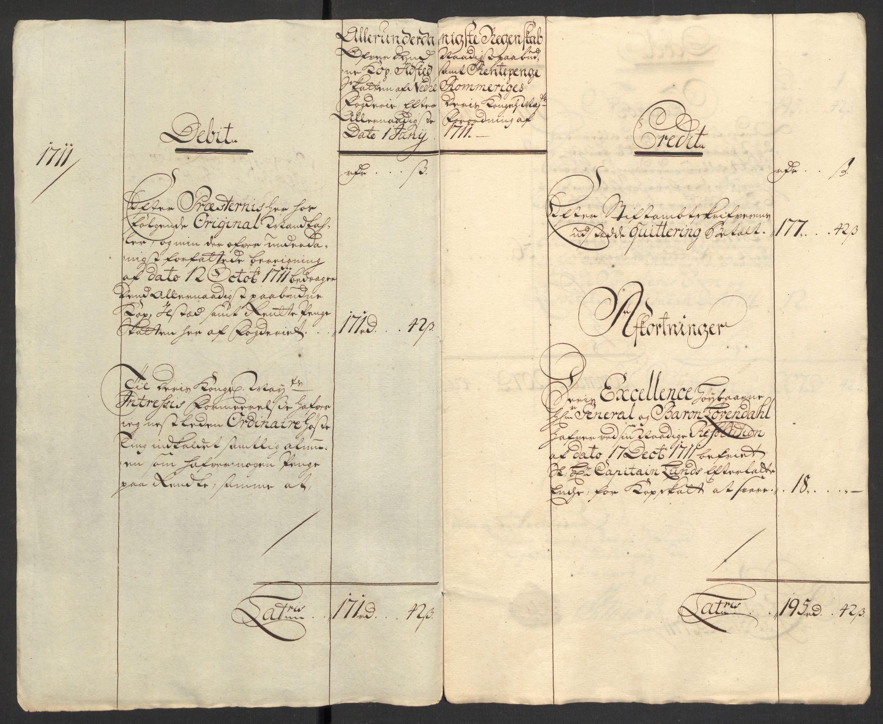 Rentekammeret inntil 1814, Reviderte regnskaper, Fogderegnskap, AV/RA-EA-4092/R11/L0592: Fogderegnskap Nedre Romerike, 1710-1711, p. 386