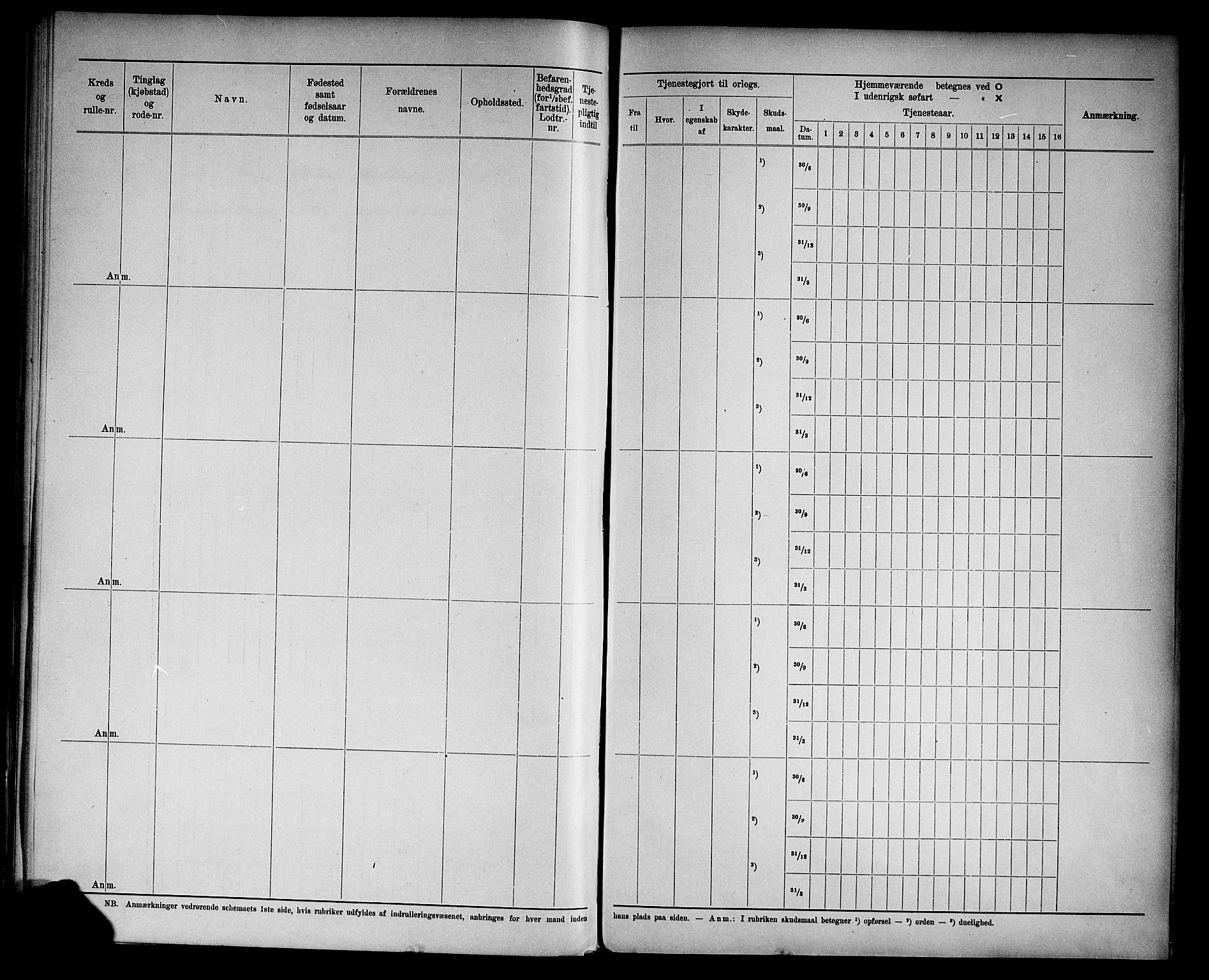 Kristiansand mønstringskrets, AV/SAK-2031-0015/F/Fd/L0008: Rulle sjøvernepliktige, C-8, 1906, p. 38