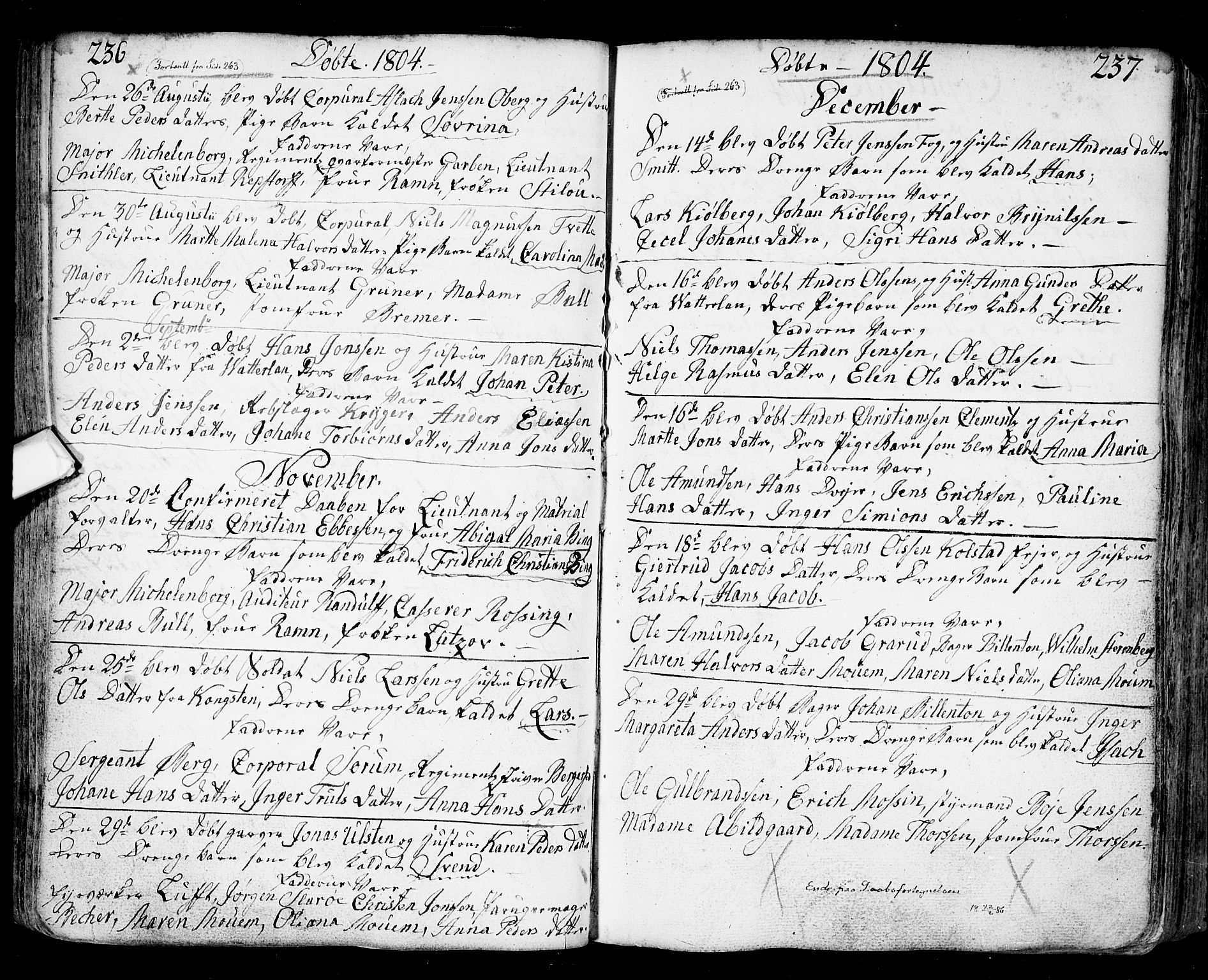 Fredrikstad prestekontor Kirkebøker, AV/SAO-A-11082/F/Fa/L0002: Parish register (official) no. 2, 1750-1804, p. 236-237