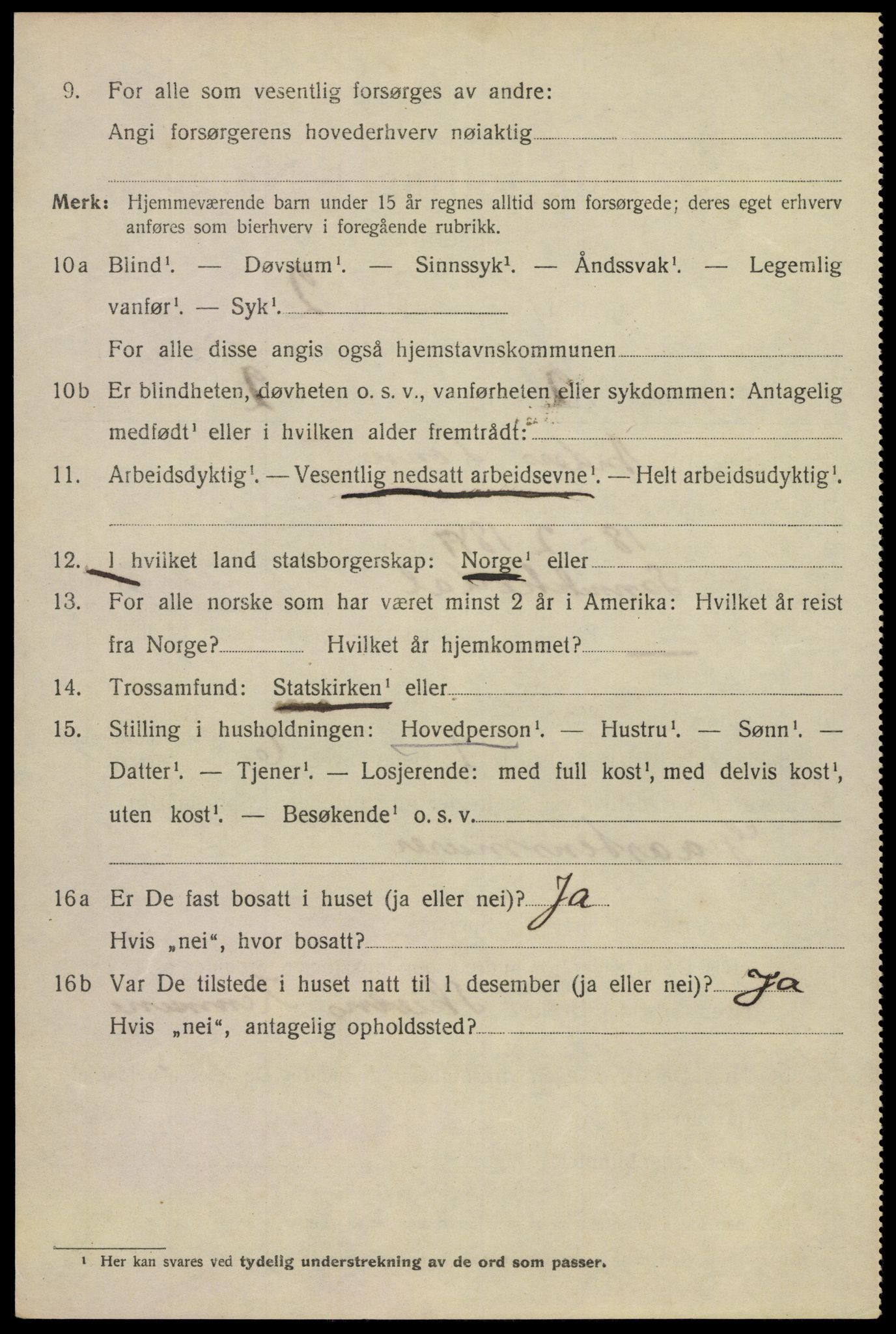 SAKO, 1920 census for Skien, 1920, p. 24265