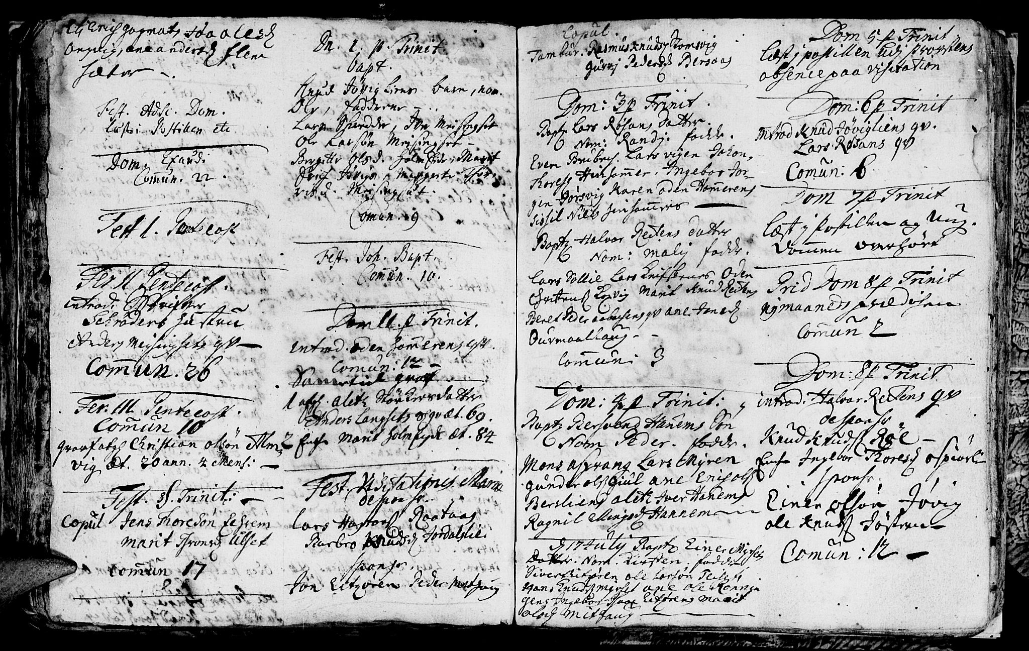 Ministerialprotokoller, klokkerbøker og fødselsregistre - Møre og Romsdal, AV/SAT-A-1454/586/L0977: Parish register (official) no. 586A03, 1706-1731