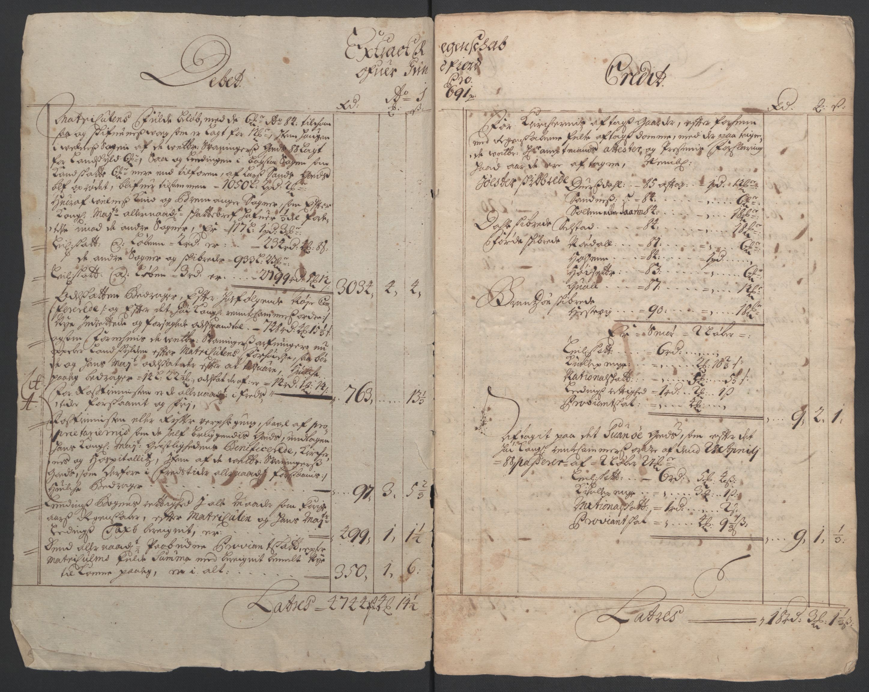 Rentekammeret inntil 1814, Reviderte regnskaper, Fogderegnskap, RA/EA-4092/R53/L3420: Fogderegnskap Sunn- og Nordfjord, 1691-1692, p. 6