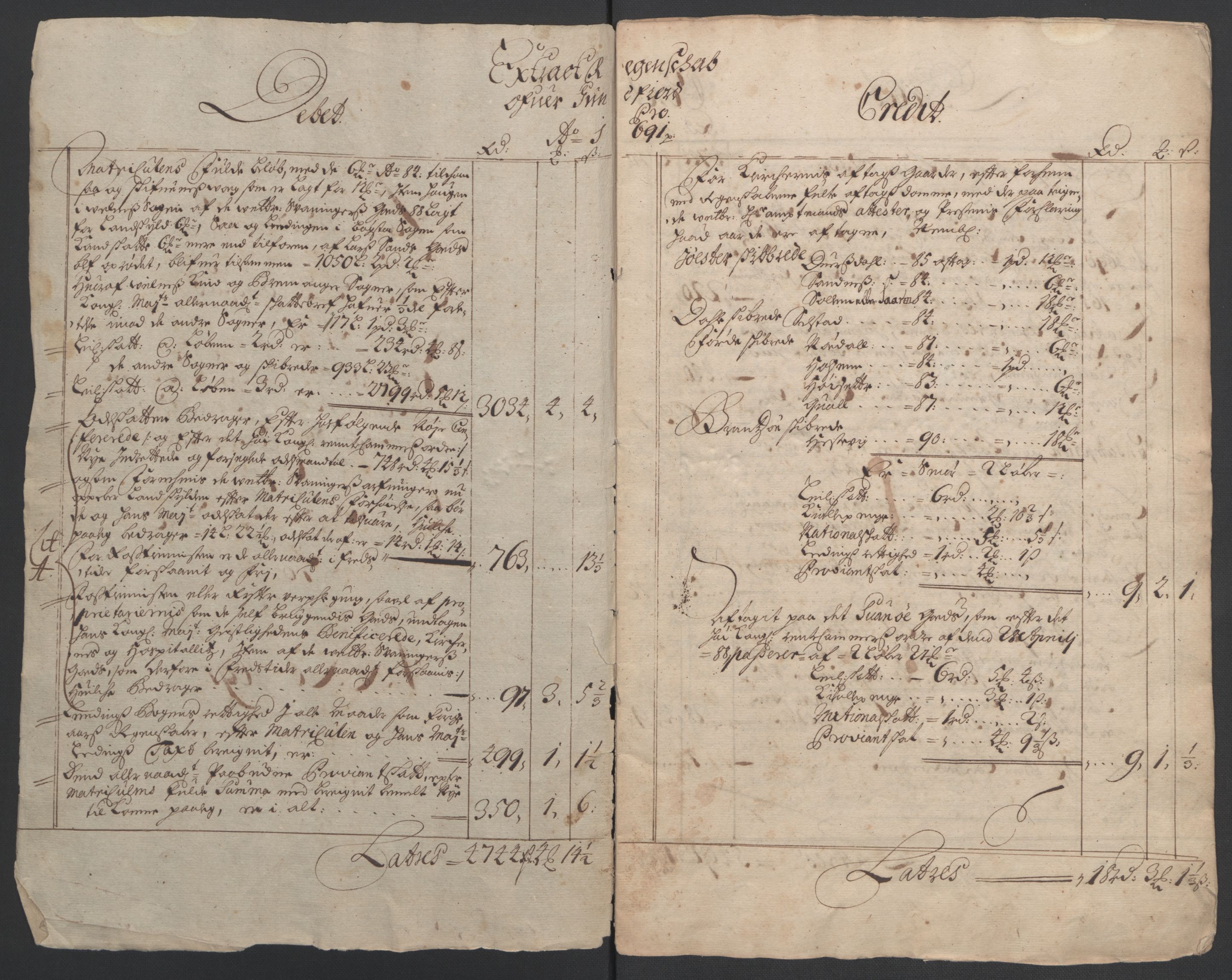 Rentekammeret inntil 1814, Reviderte regnskaper, Fogderegnskap, AV/RA-EA-4092/R53/L3420: Fogderegnskap Sunn- og Nordfjord, 1691-1692, p. 6