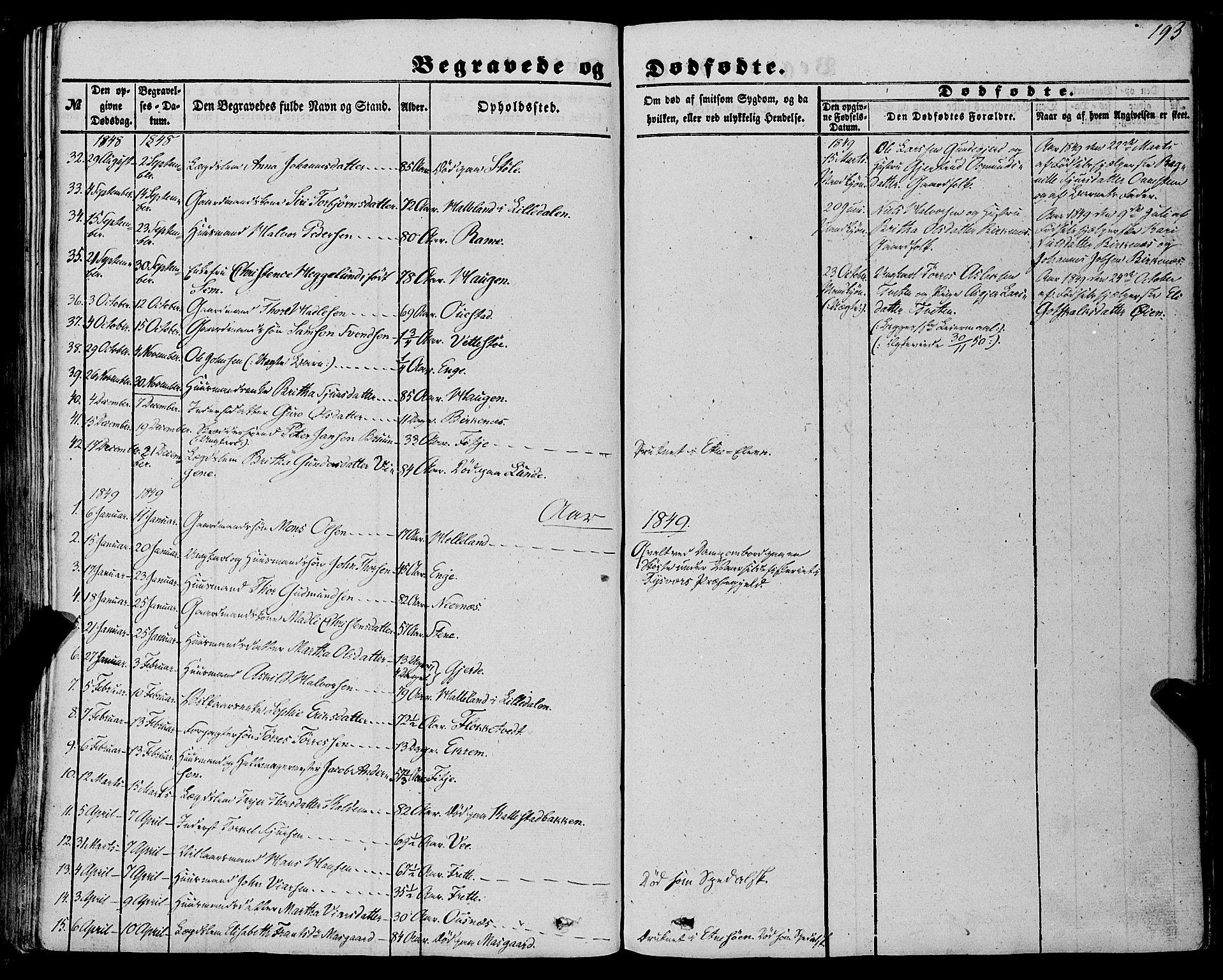 Etne sokneprestembete, AV/SAB-A-75001/H/Haa: Parish register (official) no. A 8, 1848-1862, p. 193